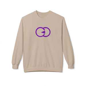 Unisex Softstyle Fleece Crewneck Sweatshirt - Modern Purple Design - G8 Sport