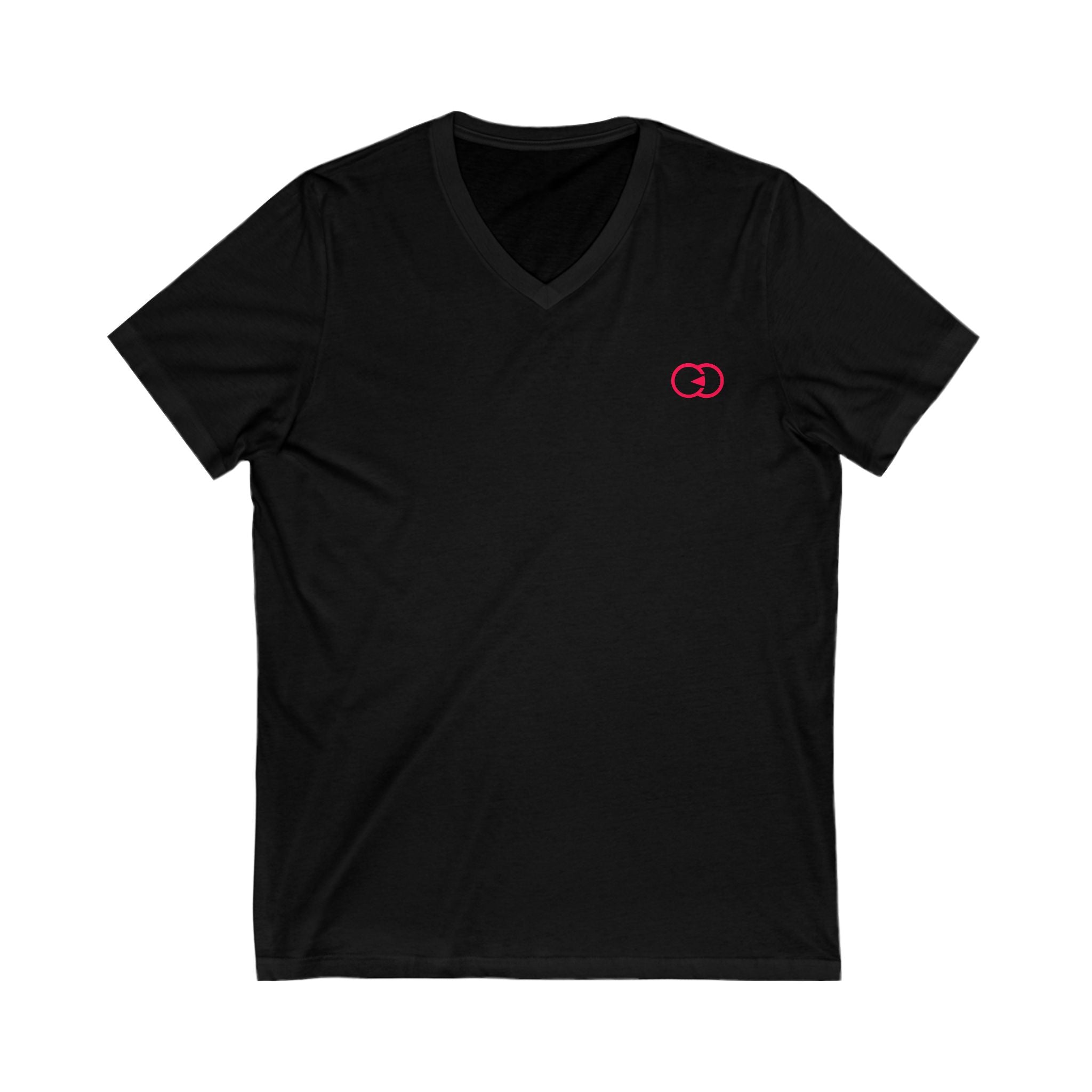 Comfortable Unisex Jersey V-Neck Tee - Minimalist Design