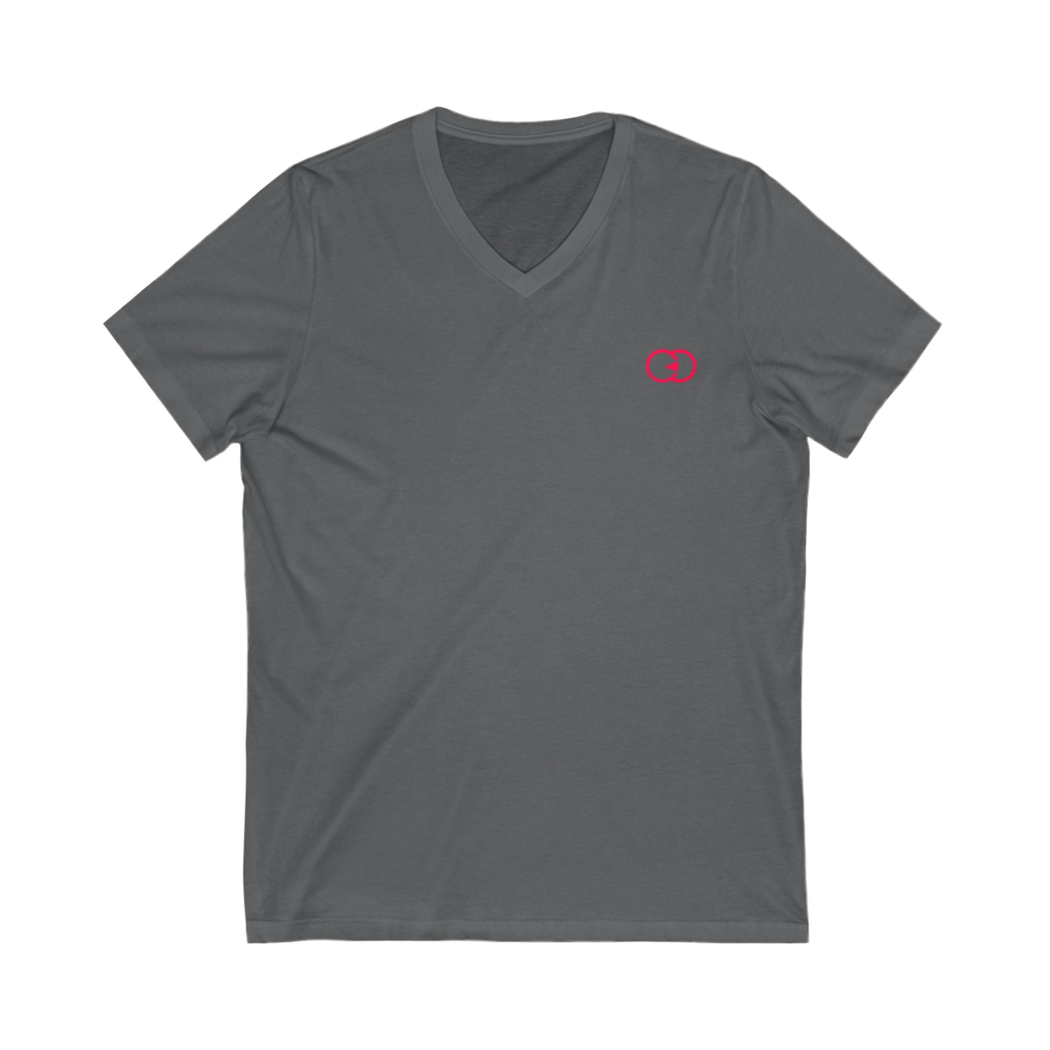 Comfortable Unisex Jersey V-Neck Tee - Minimalist Design