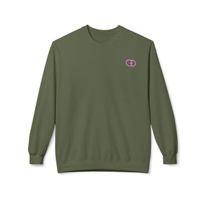 Unisex Softstyle Fleece Crewneck Sweatshirt - Trendy Pink Design - G8 Sport