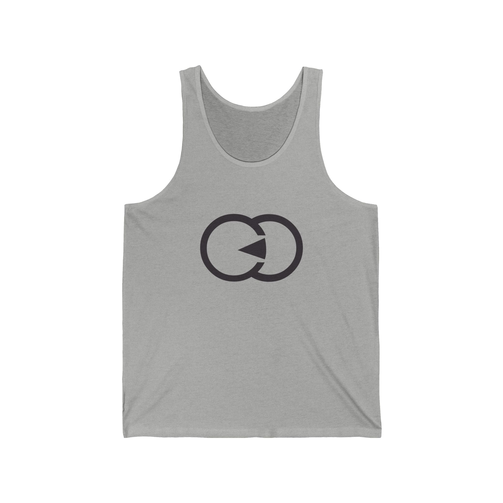 Minimalist Unisex Jersey Tank with Abstract Design