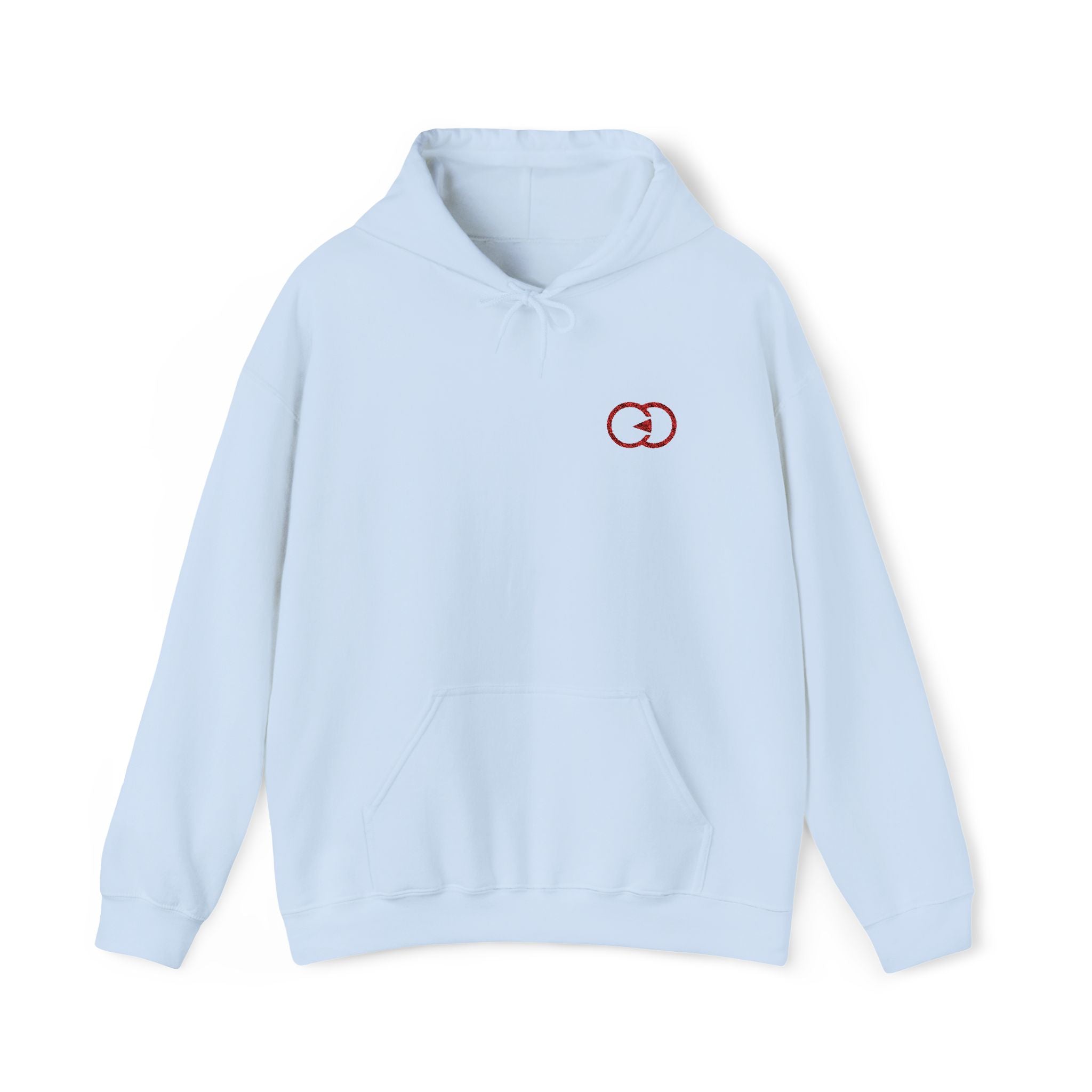 Minimalist Unisex Hooded Sweatshirt with Icon Logo