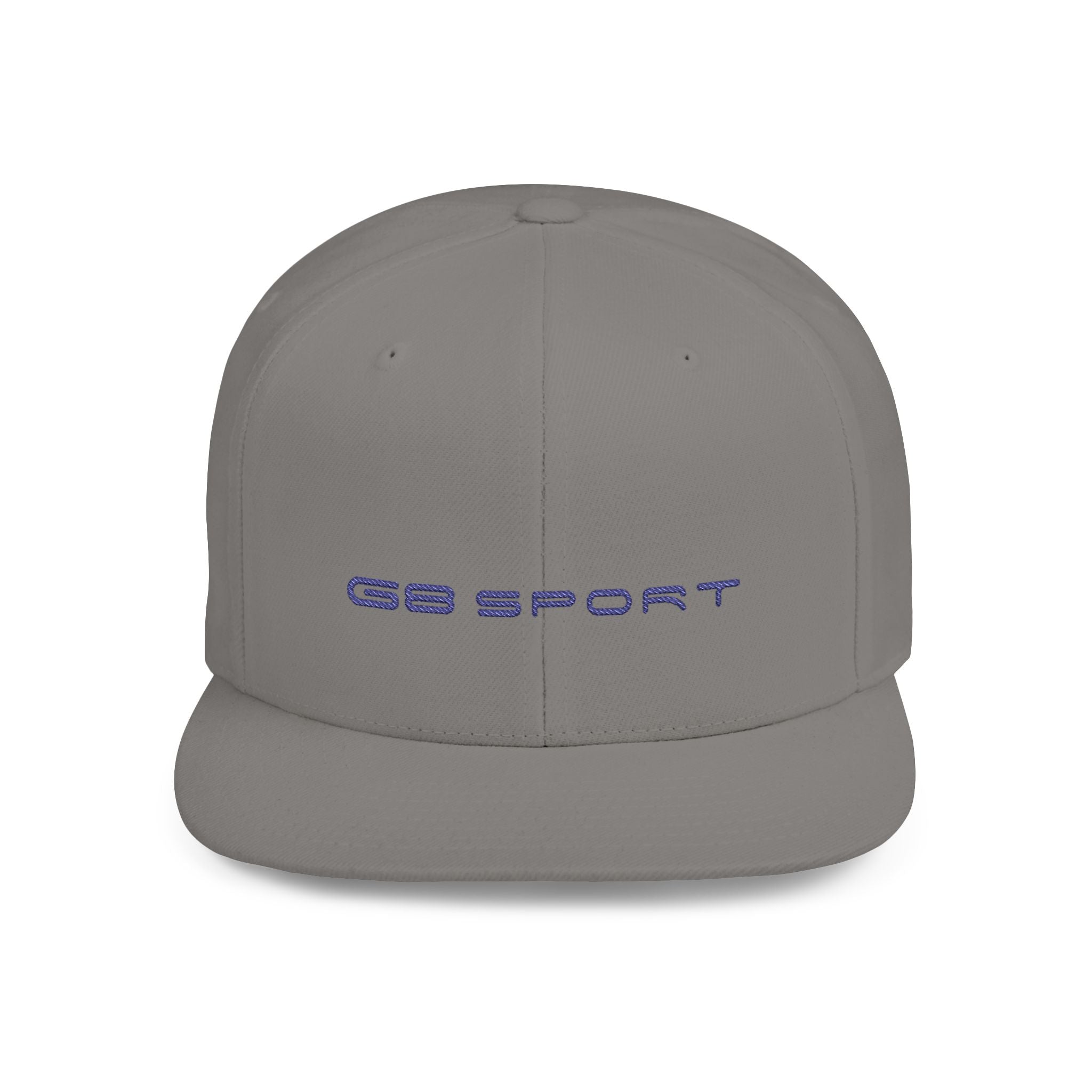 Stylish G8 Sport Flat Bill Snapback Cap - Trendy White Hat for Sport and Casual Wear