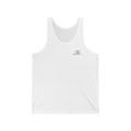 Minimalist Unisex Jersey Tank with Logo - Perfect for Casual Summer Days