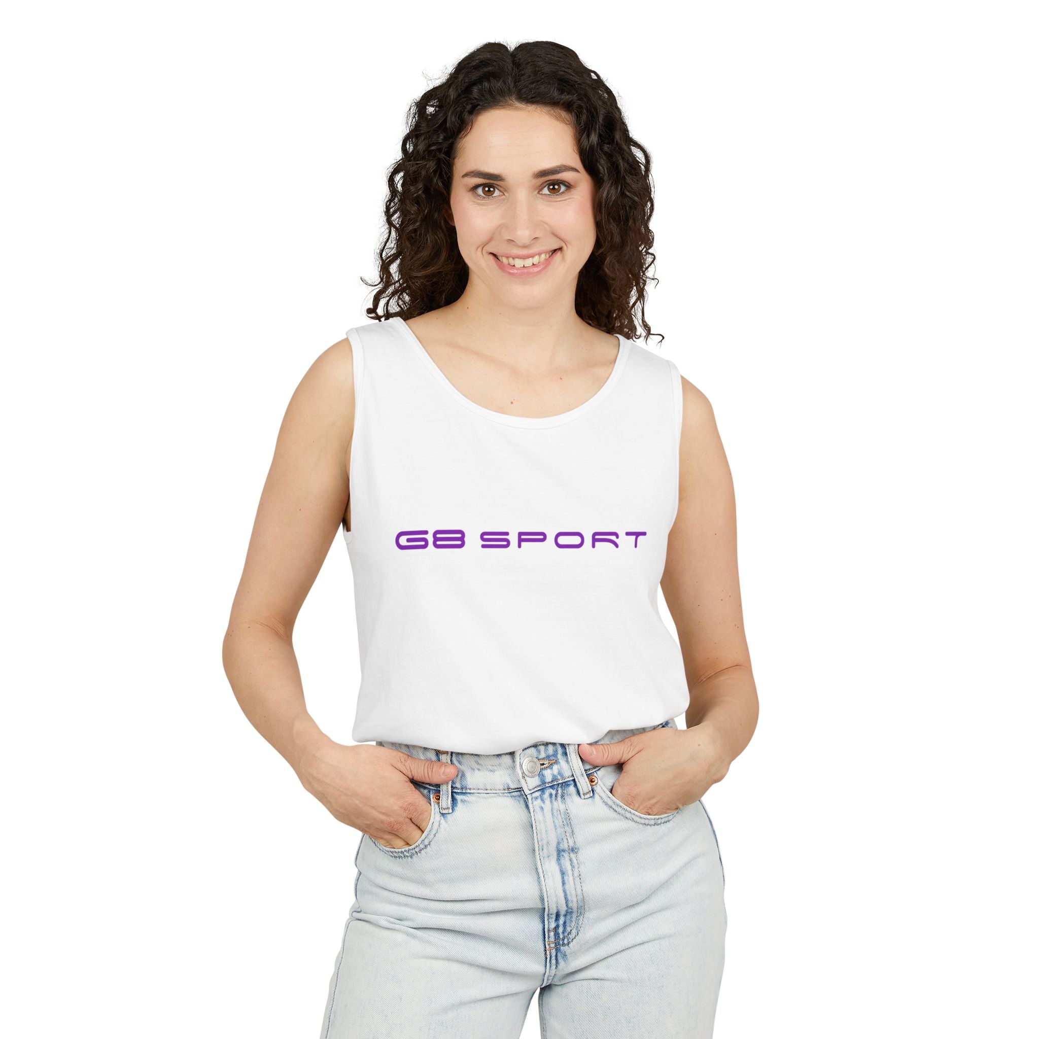 GB Sport Unisex Garment-Dyed Tank Top - Comfortable Athletic Wear for Sports & Casual Outings