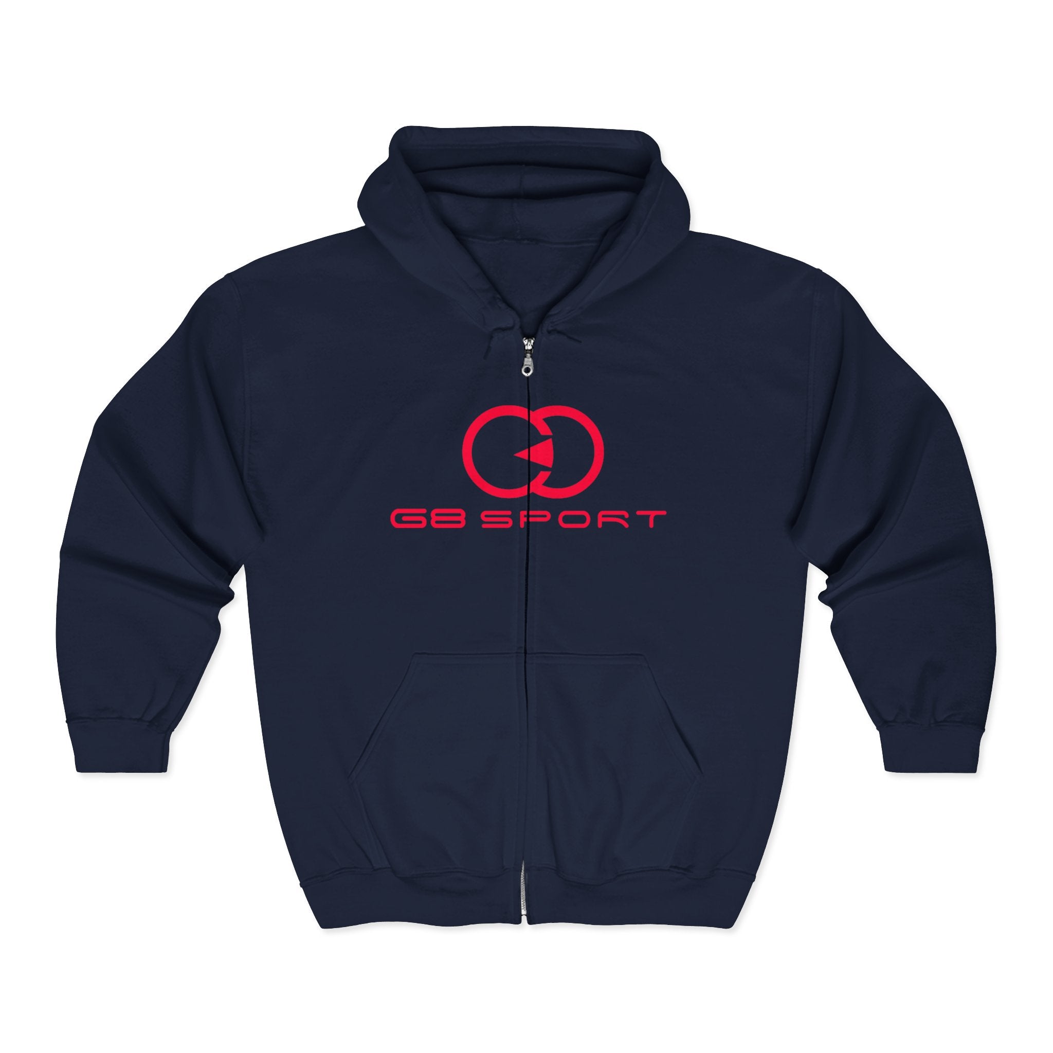 Unisex Heavy Blend Full Zip Hooded Sweatshirt - Stylish Sporty Design