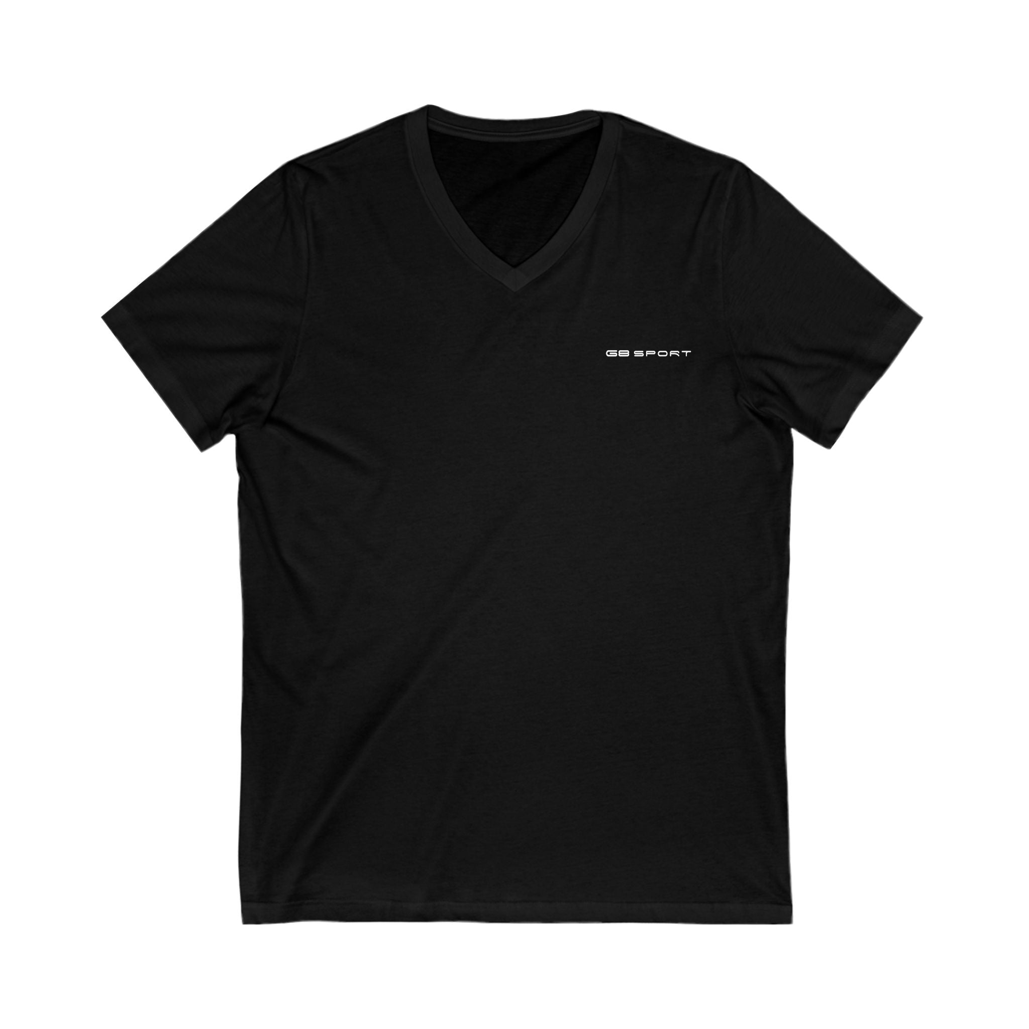 Unisex Sporty V-Neck Tee - Casual Comfort for Active Living