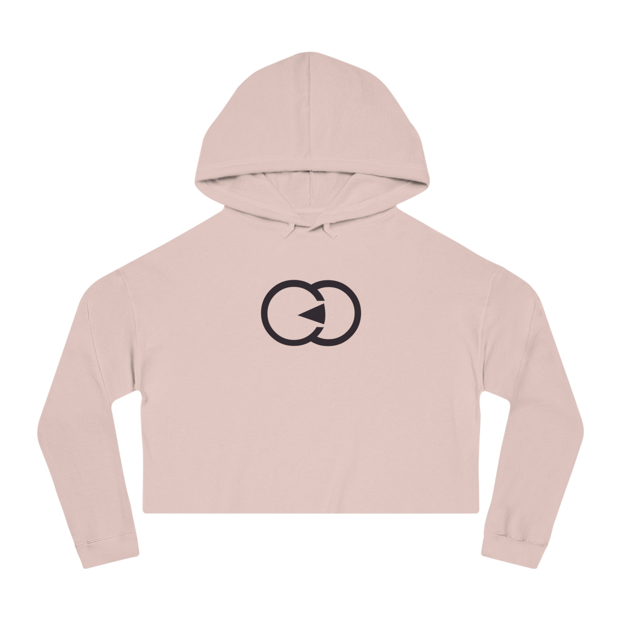 Women's Cropped Hooded Sweatshirt - Chic & Stylish Layering Essential
