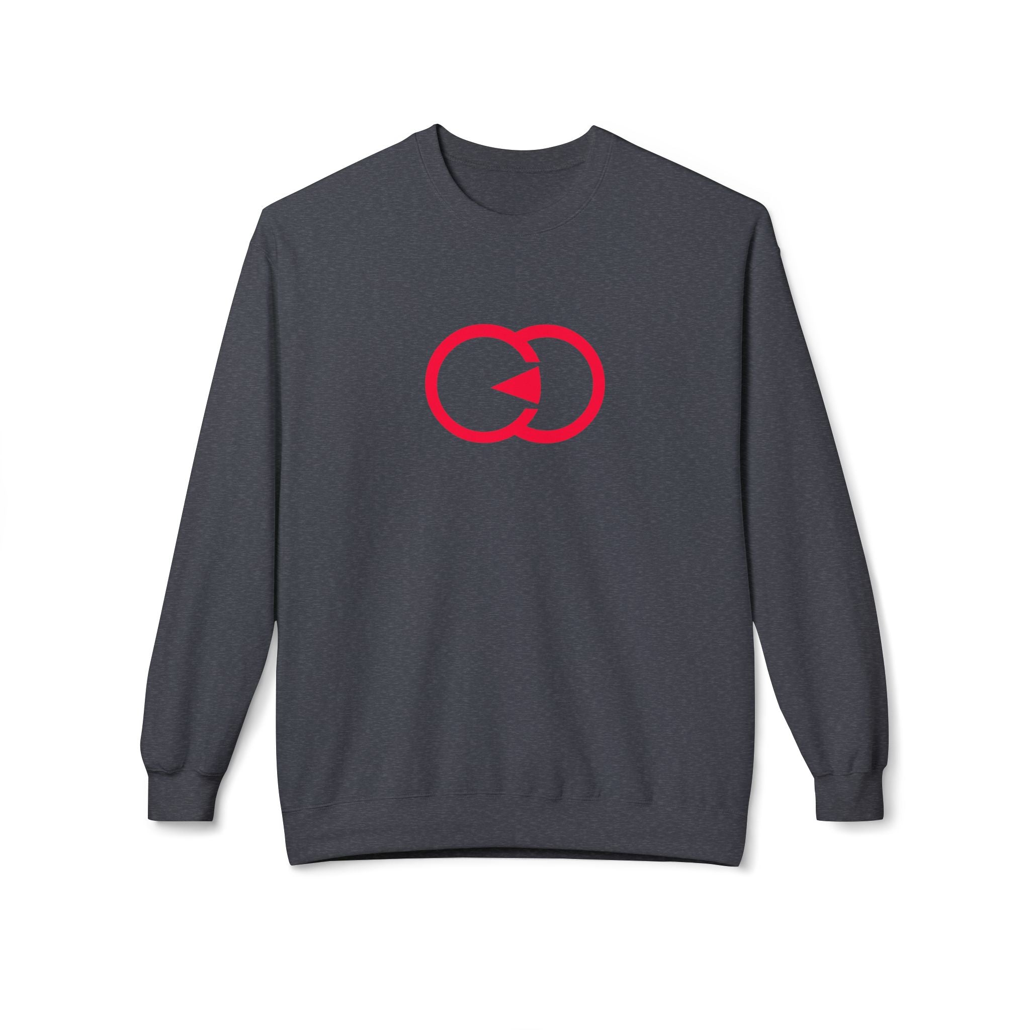 Softstyle Unisex Crewneck Sweatshirt with Modern Graphic Logo