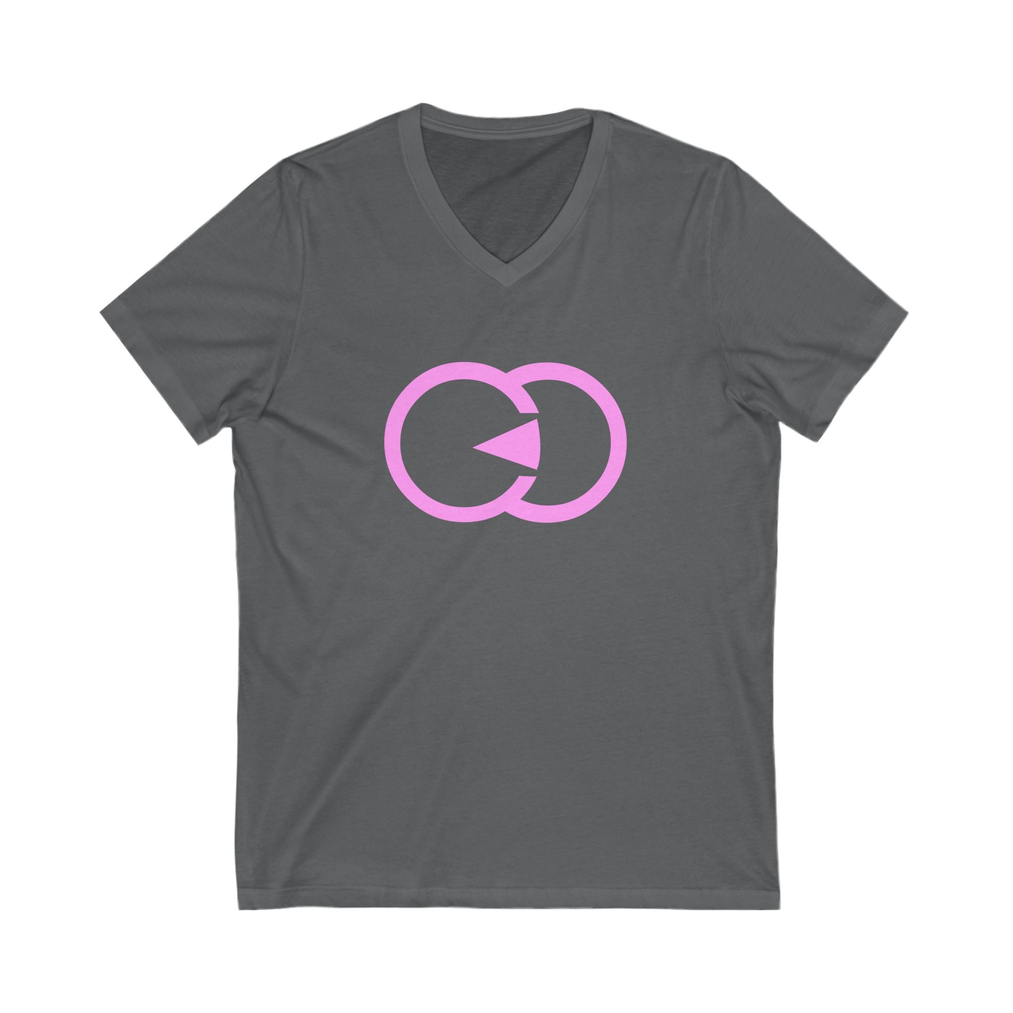 Minimalist Love Symbol Unisex V-Neck Tee