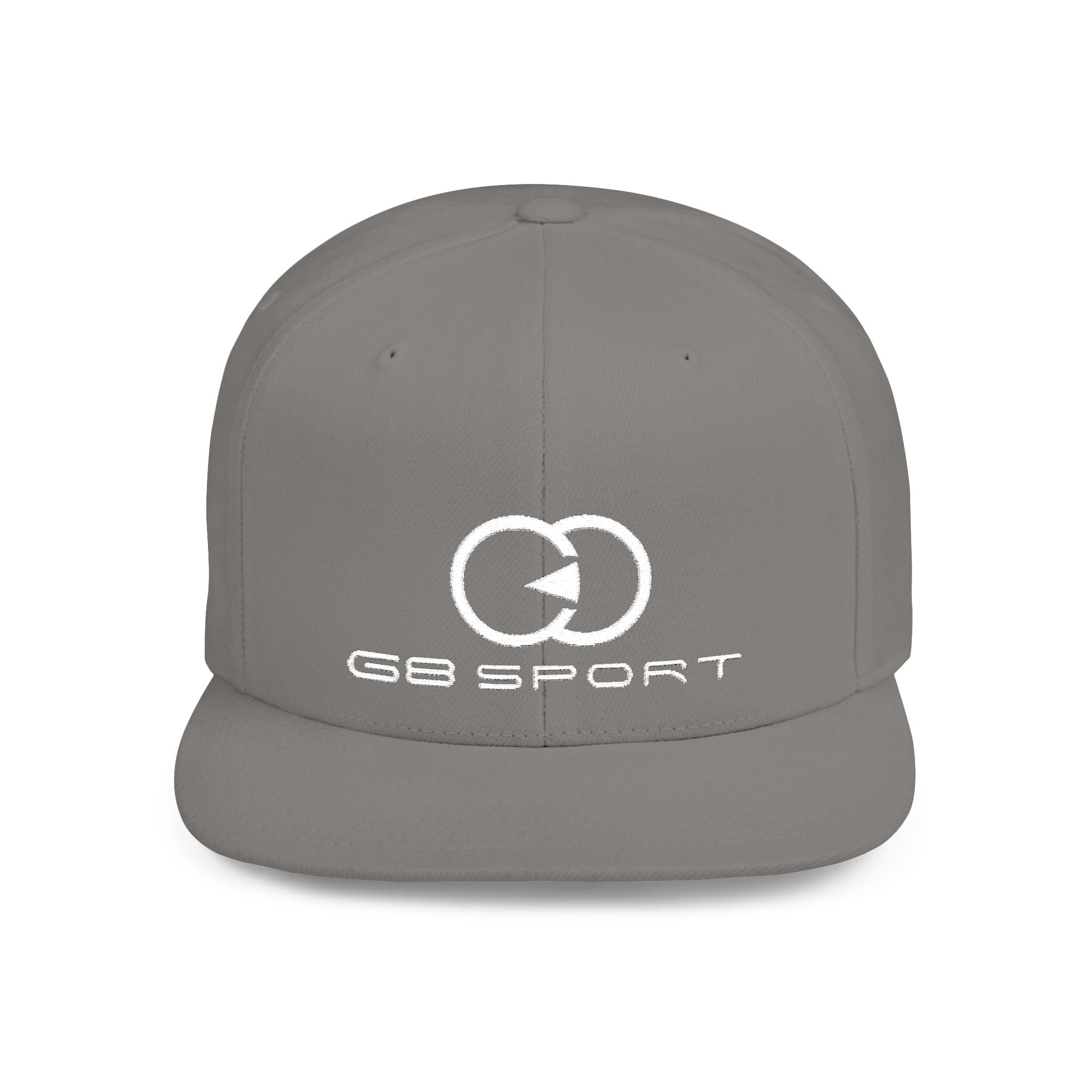 Stylish Flat Bill Snapback Cap - G8 Sport Logo