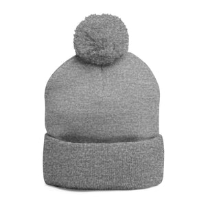 Cozy Pom-Pom Knit Cap with Custom Embroidery - G8 Sport