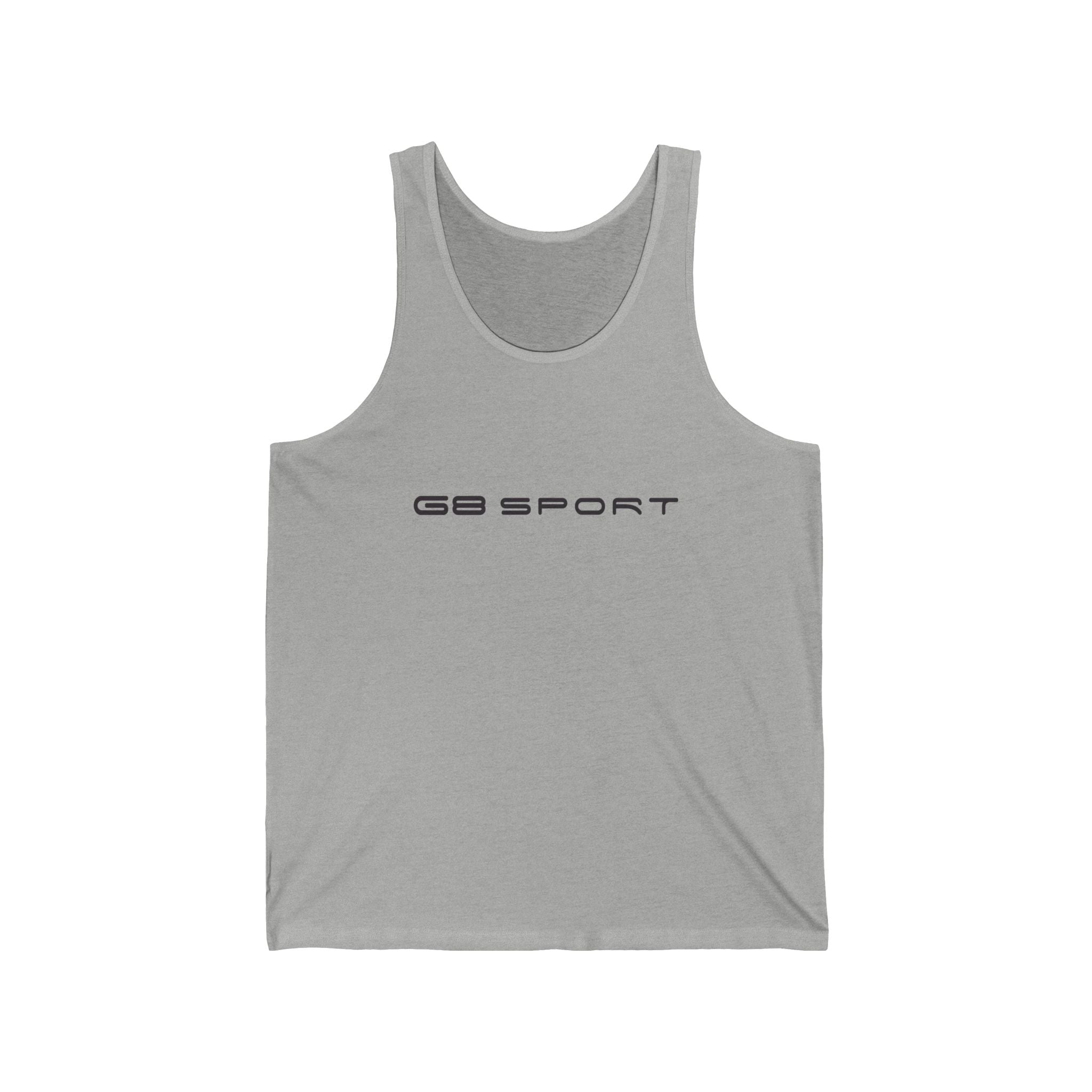 Unisex Jersey Tank - Minimalist G8 Sport Design for Athletic Style