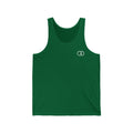 Minimalist Black Unisex Jersey Tank - Comfortable Casual Wear