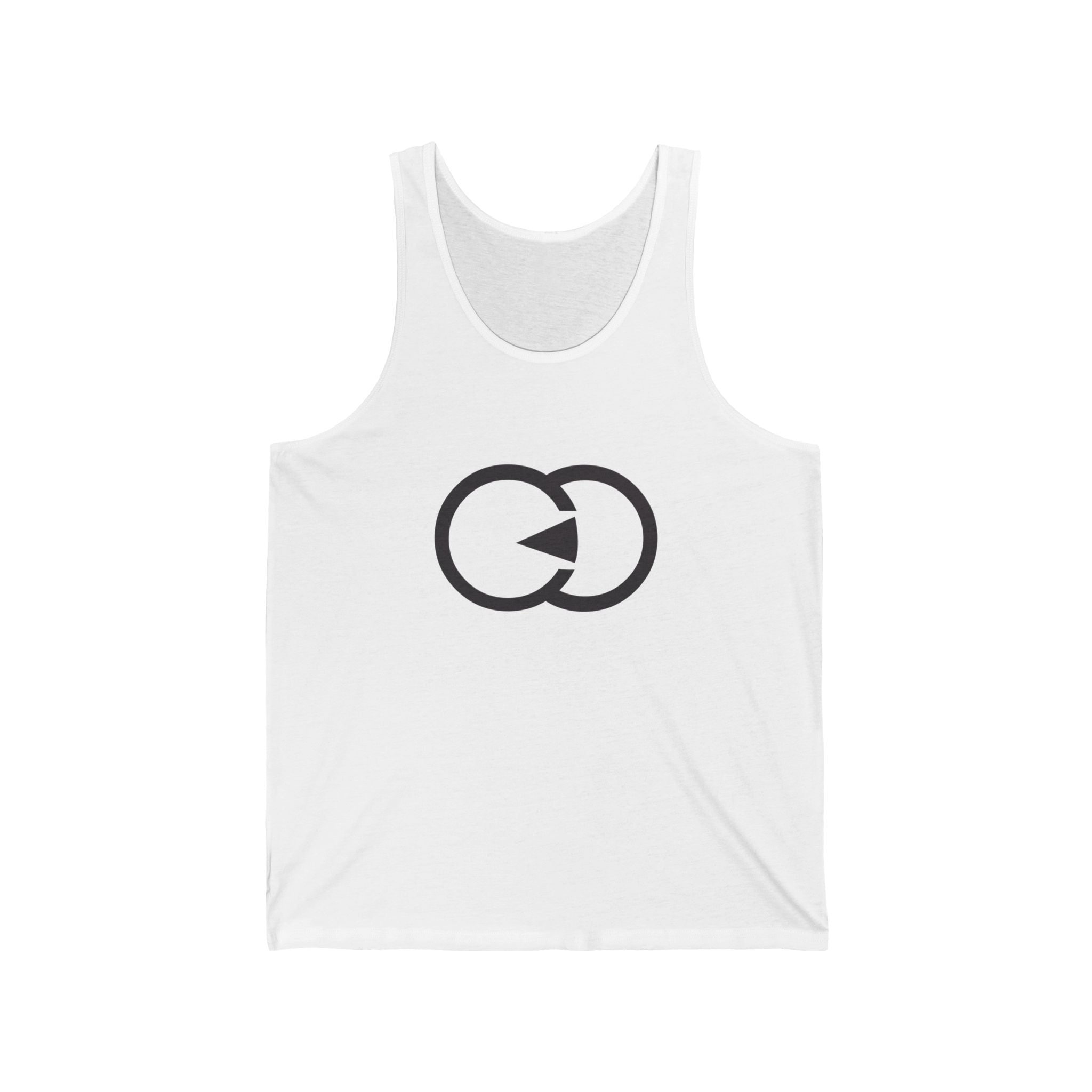 Minimalist Unisex Jersey Tank with Abstract Design