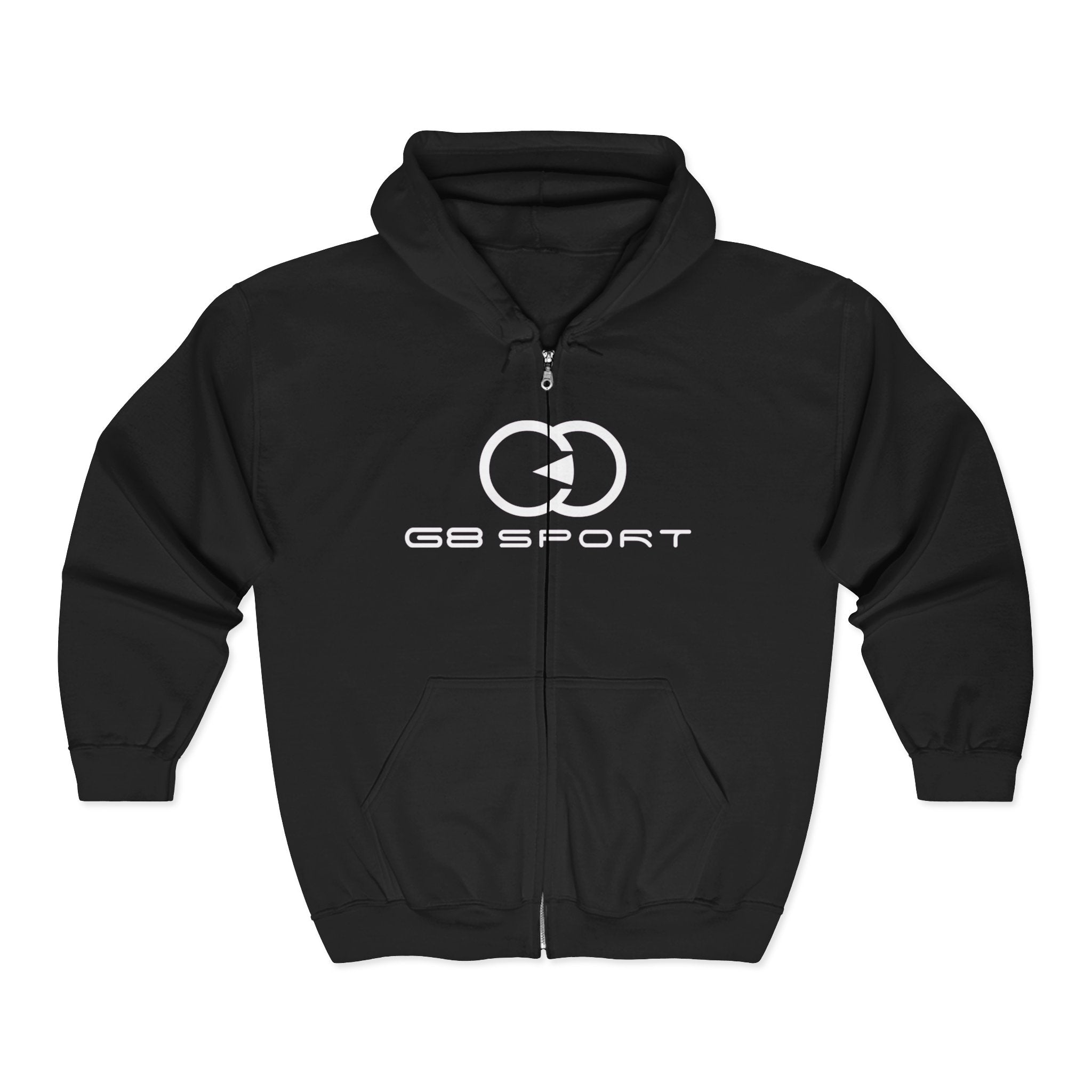 Unisex Heavy Blend™ Full Zip Hooded Sweatshirt - G8 Sport Logo