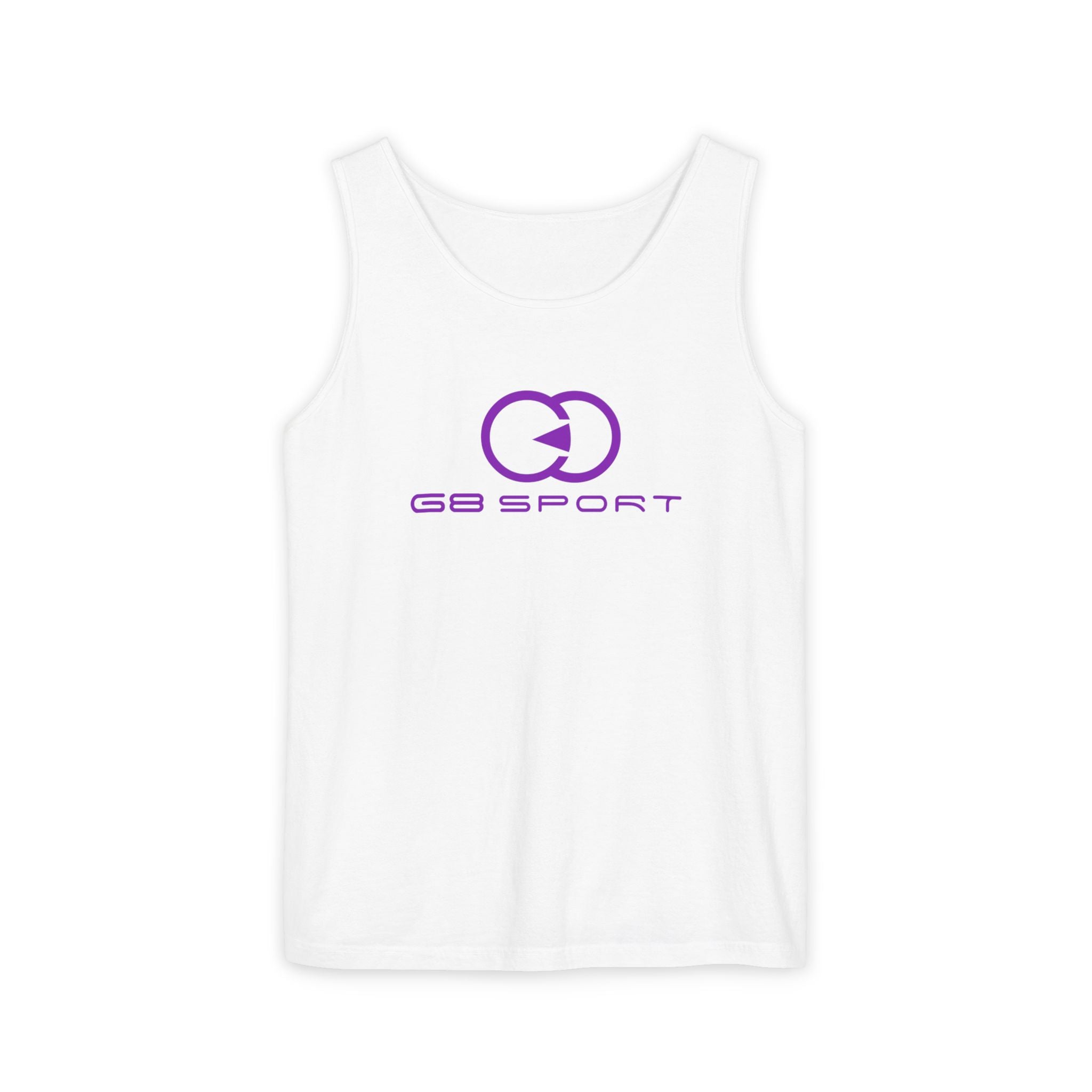 Unisex Garment-Dyed Tank Top - G8 Sport Logo Active Wear