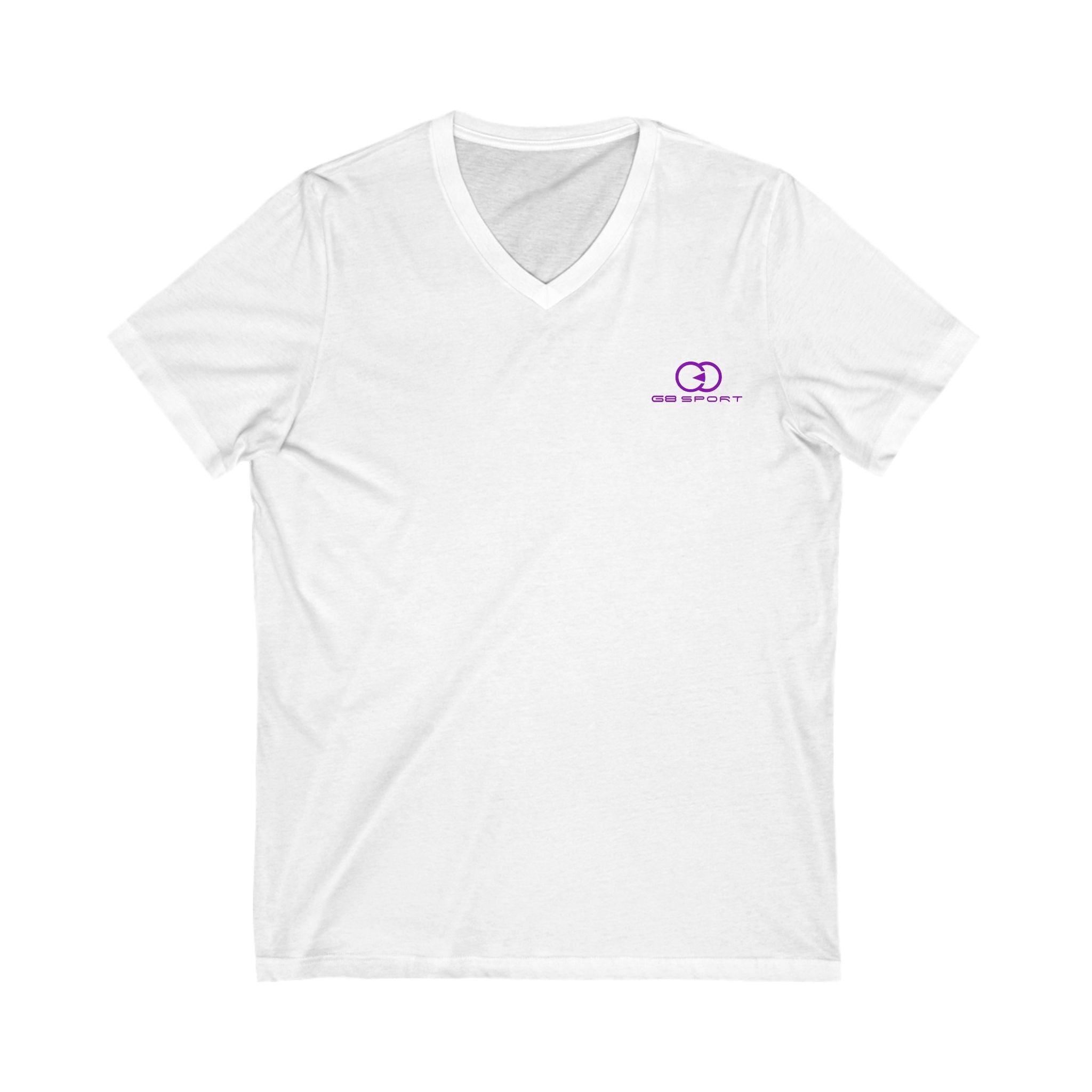 Comfortable Unisex V-Neck Tee with Sporty Logo