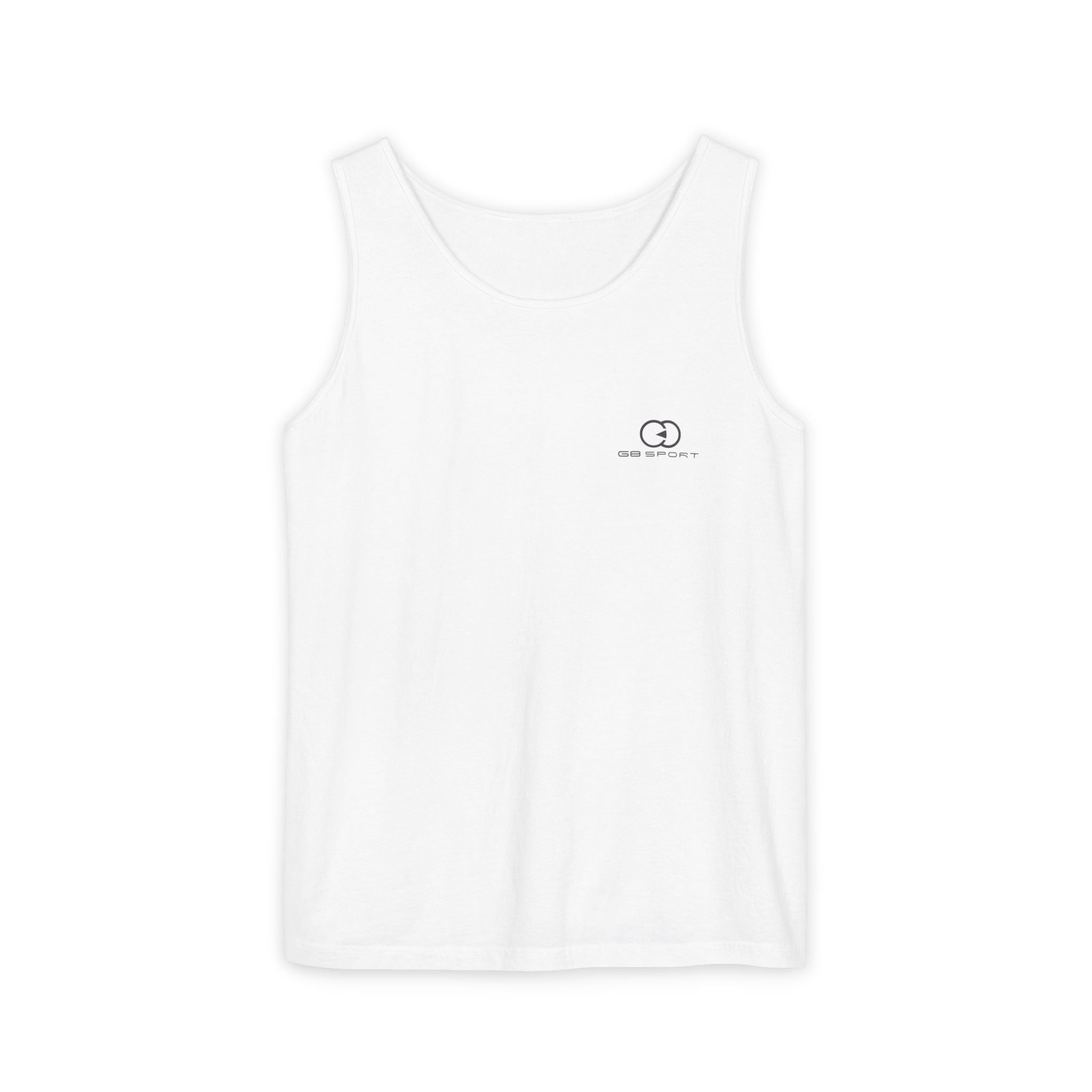 Casual Unisex Garment-Dyed Tank Top - Relaxed Summer Style