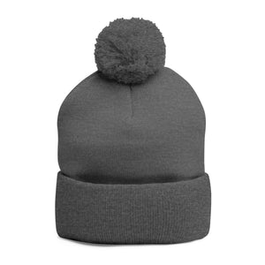 Cozy Pom-Pom Knit Cap with Custom Embroidery - G8 Sport