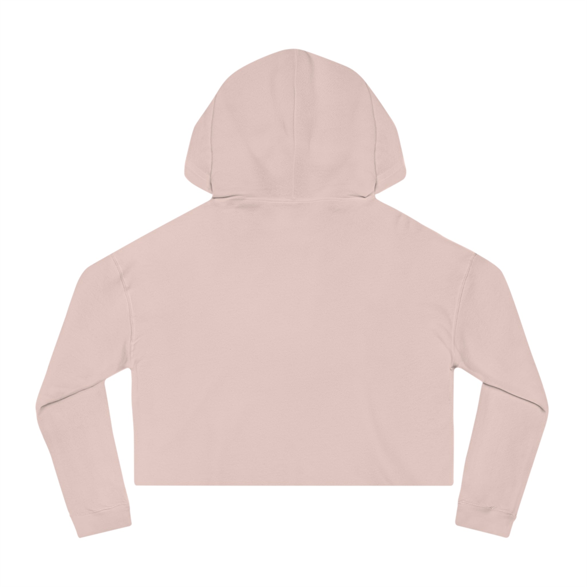 Chic Women's Cropped Hooded Sweatshirt - Stylish and Sporty