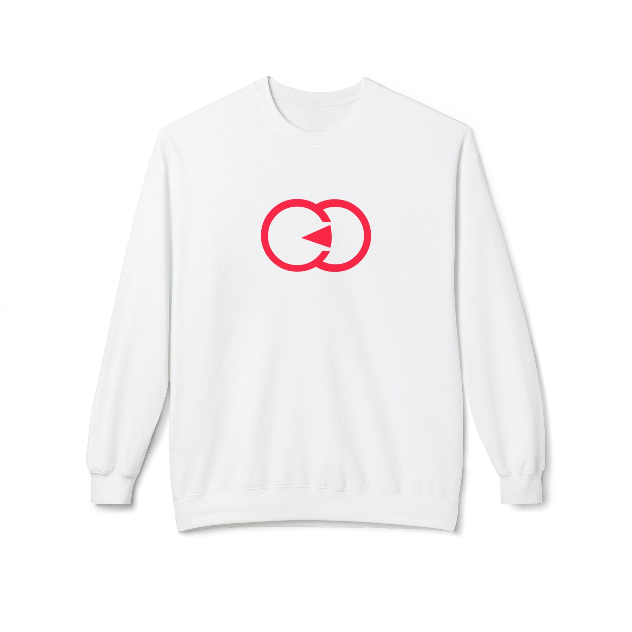 Softstyle Unisex Crewneck Sweatshirt with Modern Graphic Logo