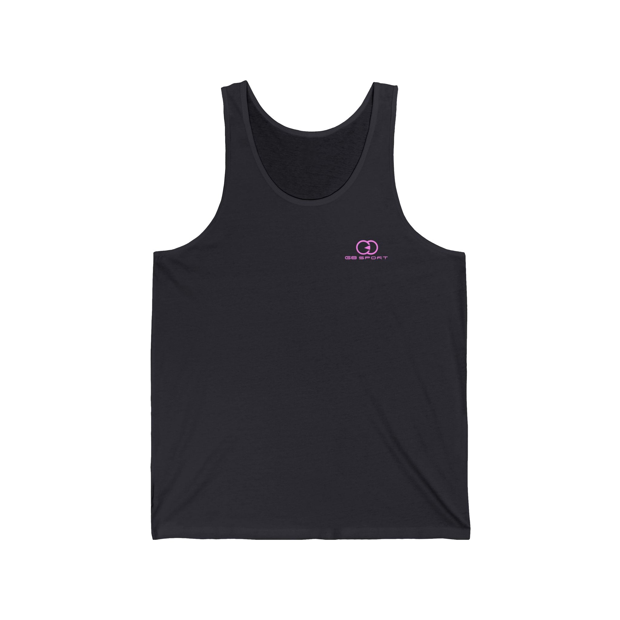 Minimalist Unisex Jersey Tank with Logo - Relaxed Summer Vibes