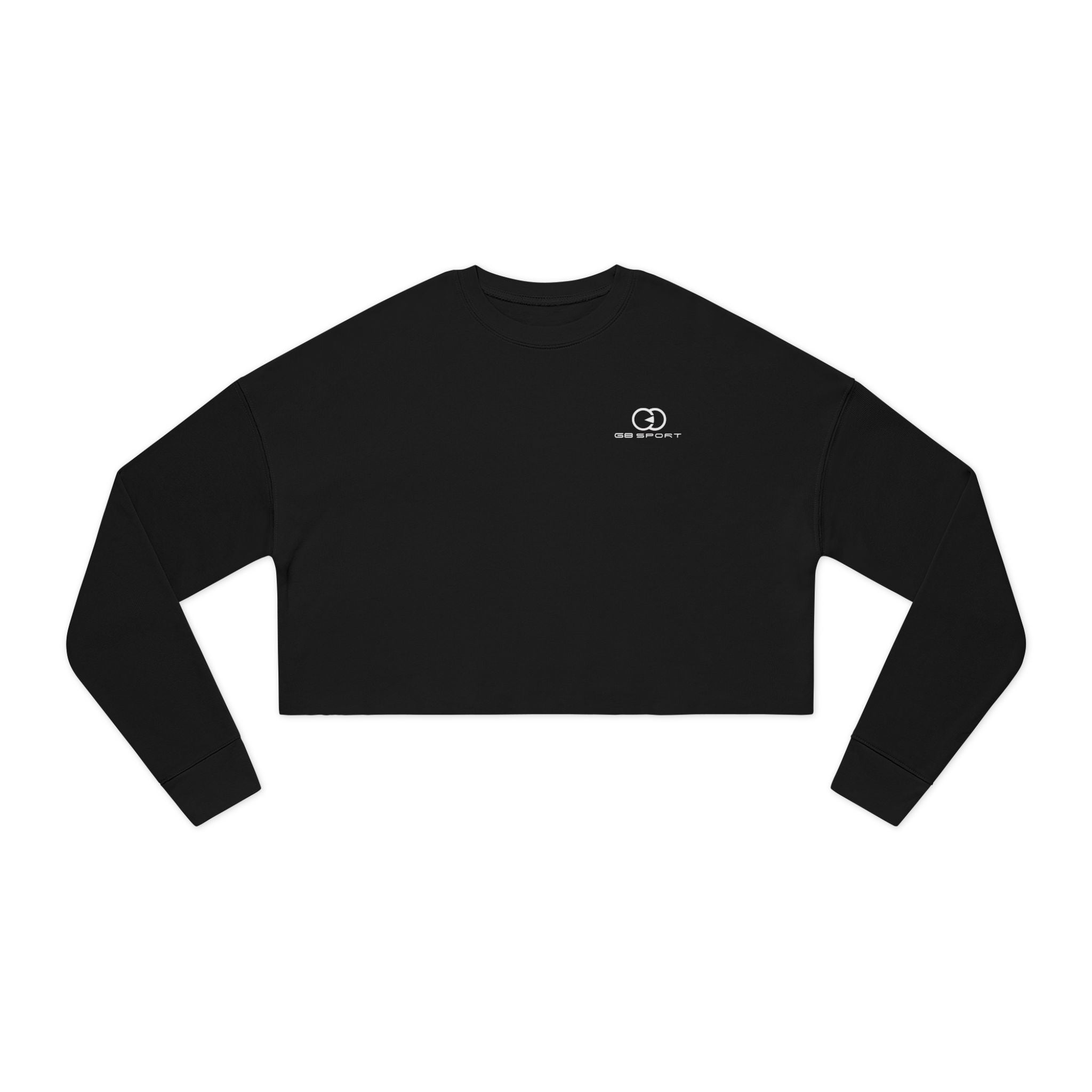 Chic Cropped Sweatshirt for Women – Soft Rose Color, Trendy Casual Wear
