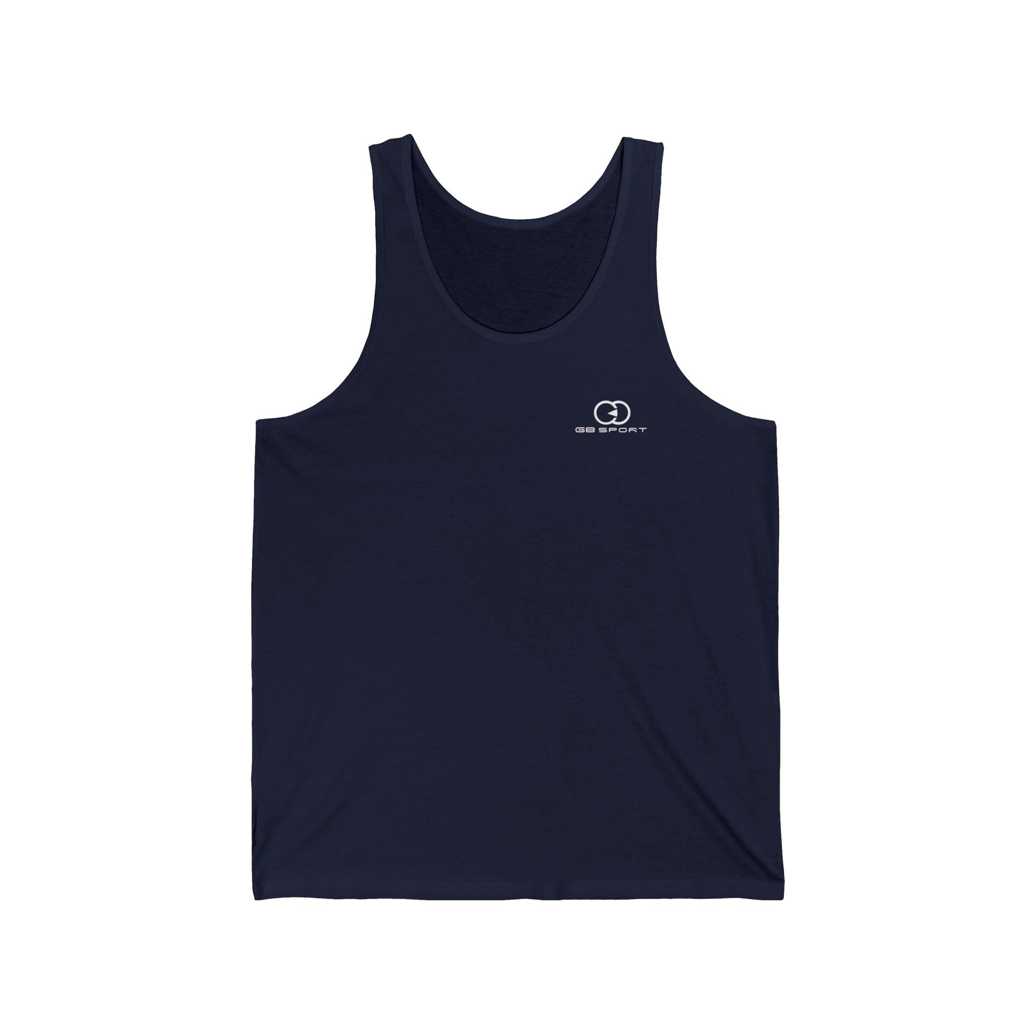 Unisex Jersey Tank - Minimalist Black Athletic Wear