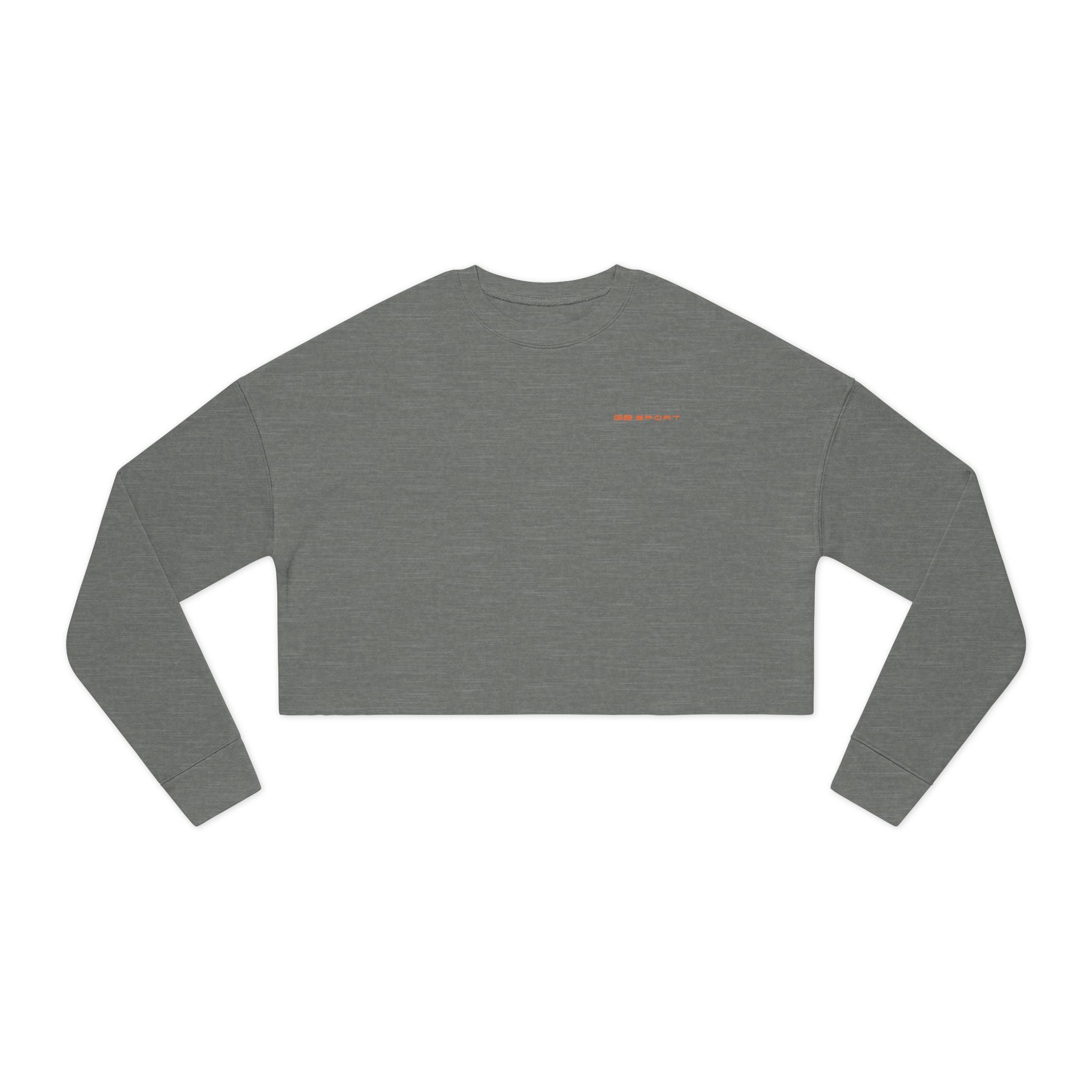 Chic Women's Cropped Sweatshirt - Casual Streetwear Essential