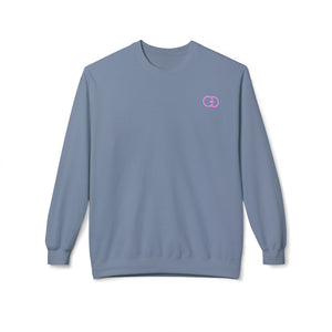 Unisex Softstyle Fleece Crewneck Sweatshirt - Trendy Pink Design - G8 Sport
