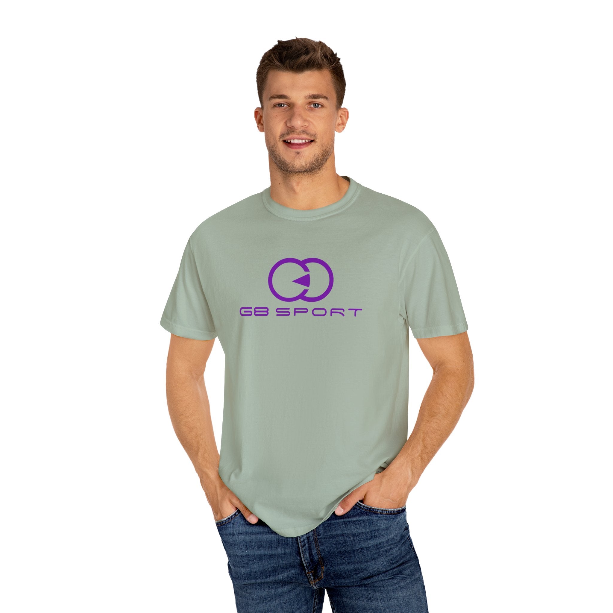 Unisex Garment-Dyed T-Shirt with Cool Sport Logo