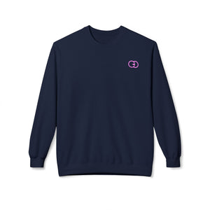 Unisex Softstyle Fleece Crewneck Sweatshirt - Trendy Pink Design - G8 Sport