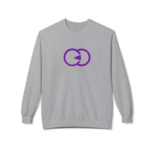 Unisex Softstyle Fleece Crewneck Sweatshirt - Modern Purple Design - G8 Sport
