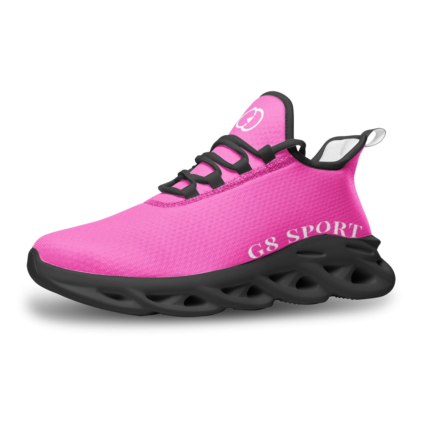 Pink Sneaker Street Walk Your Style Unisex Bounce Mesh Knit Sneakers