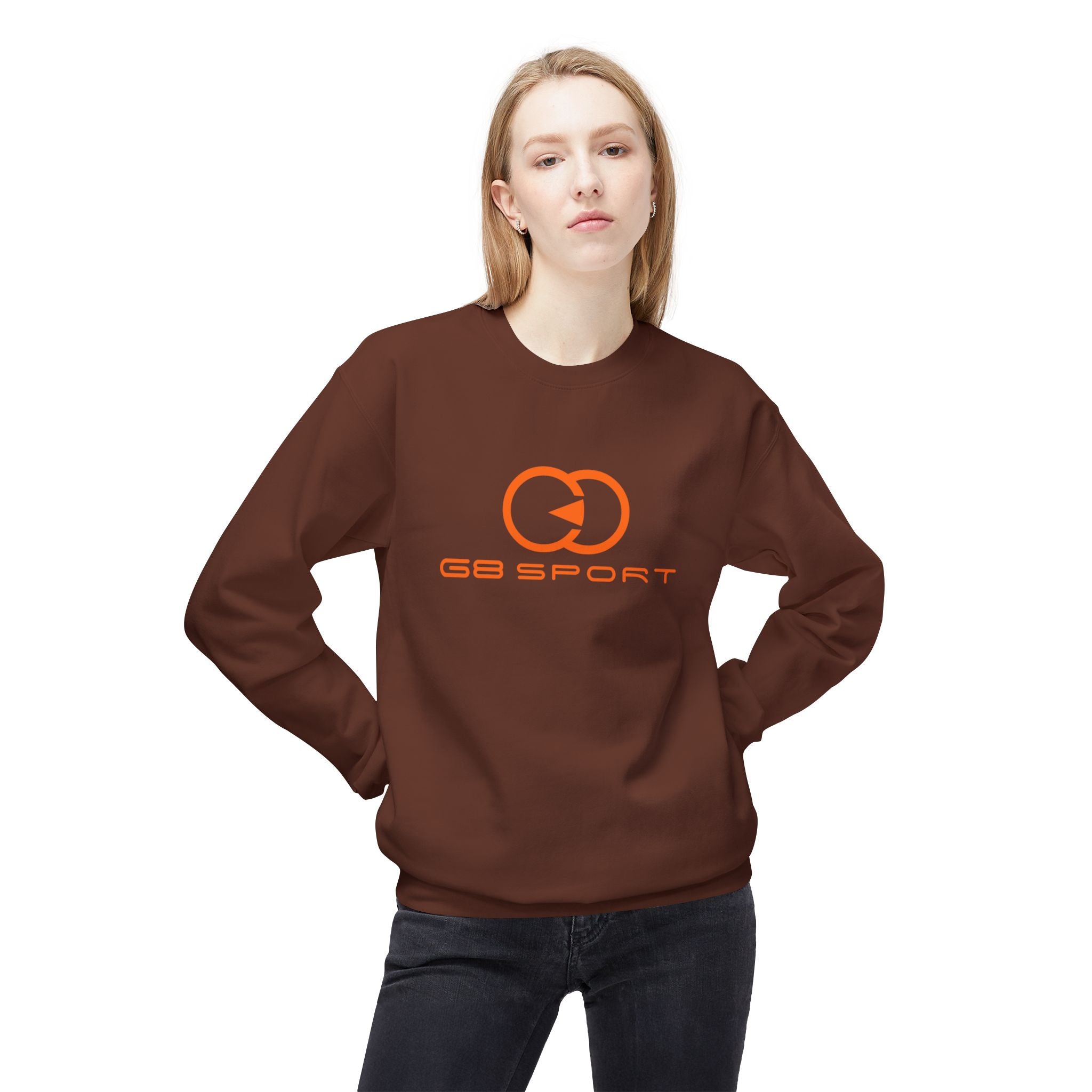 Unisex Midweight Fleece Crewneck Sweatshirt - GB Sport Logo