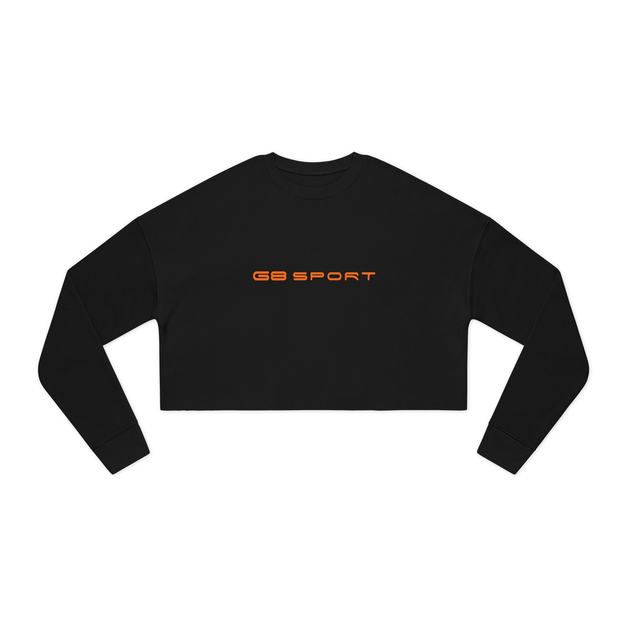 Women's Cropped Sweatshirt - Casual Sporty Style