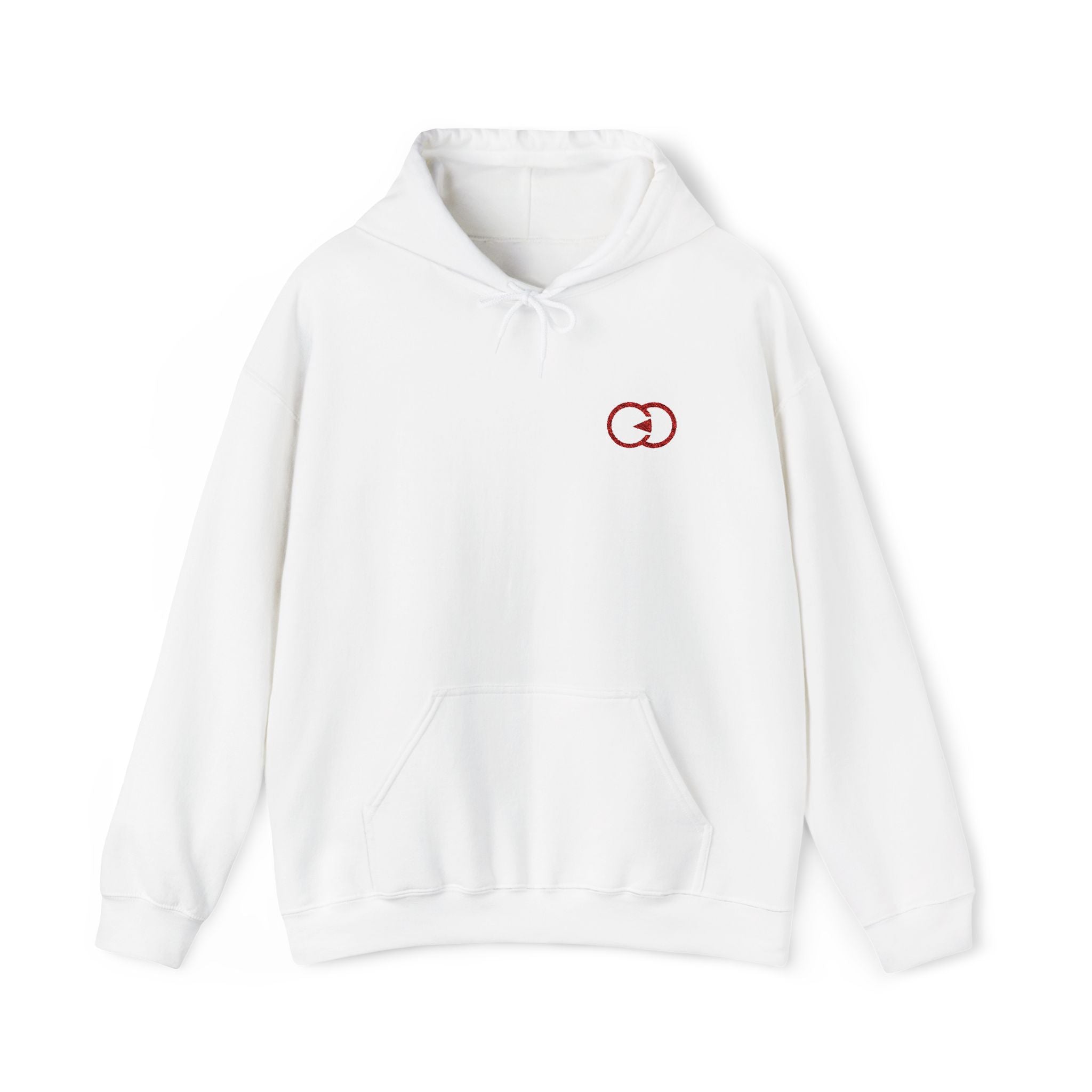 Minimalist Unisex Hooded Sweatshirt with Icon Logo