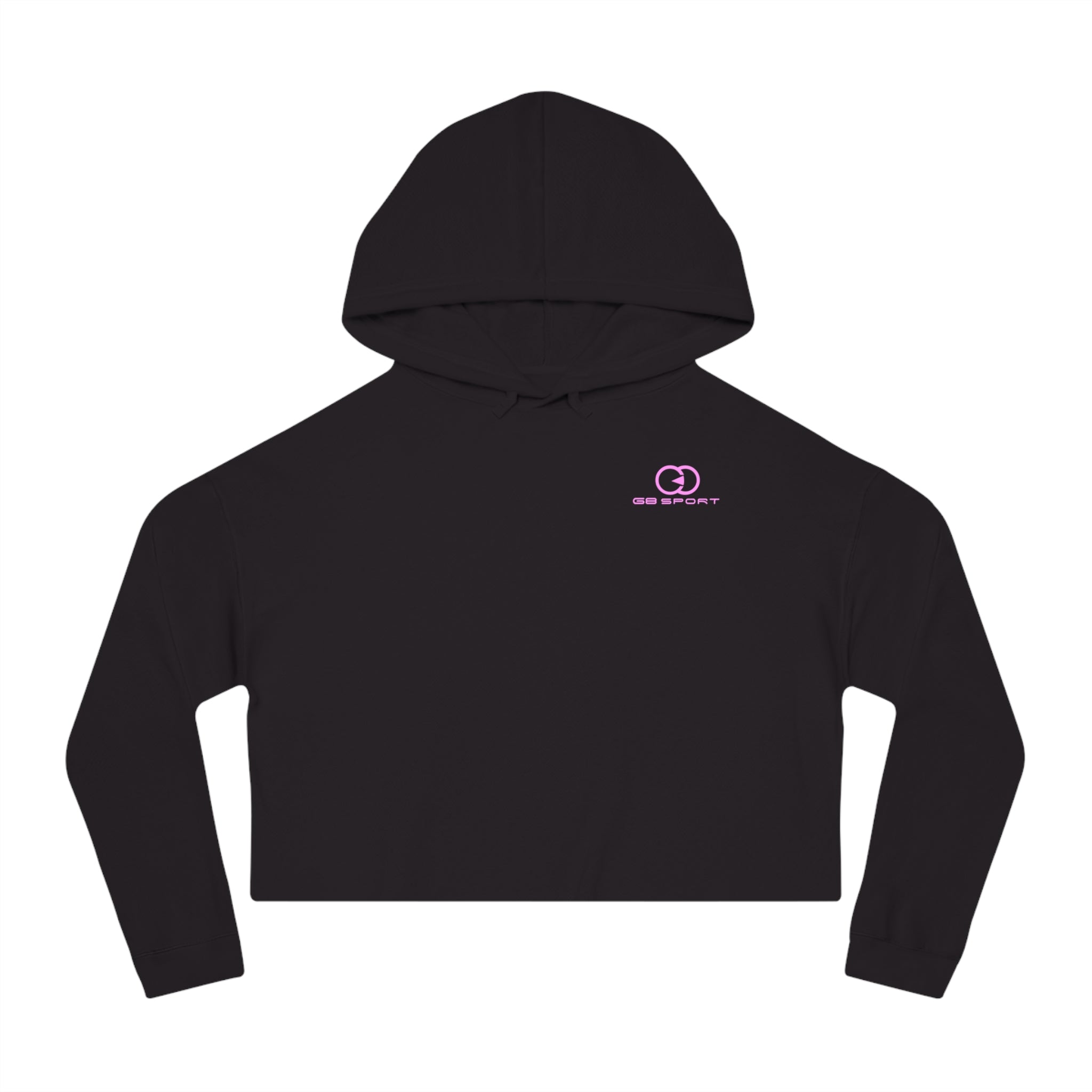 Chic Women’s Cropped Hooded Sweatshirt - Perfect for Athleisure & Casual Wear