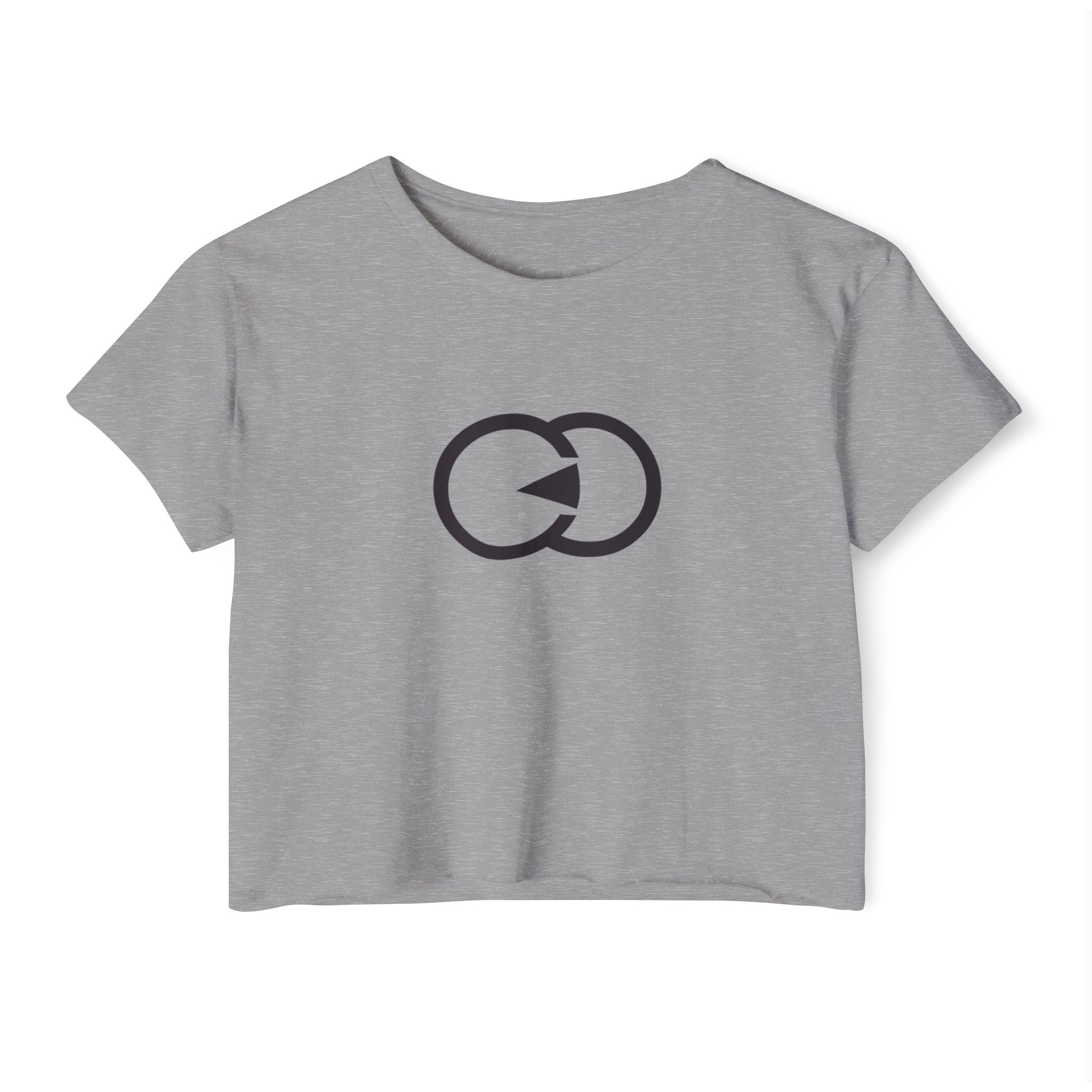 Minimalist Women's Festival Crop Top - Stylish Graphic Tee for Summer Events