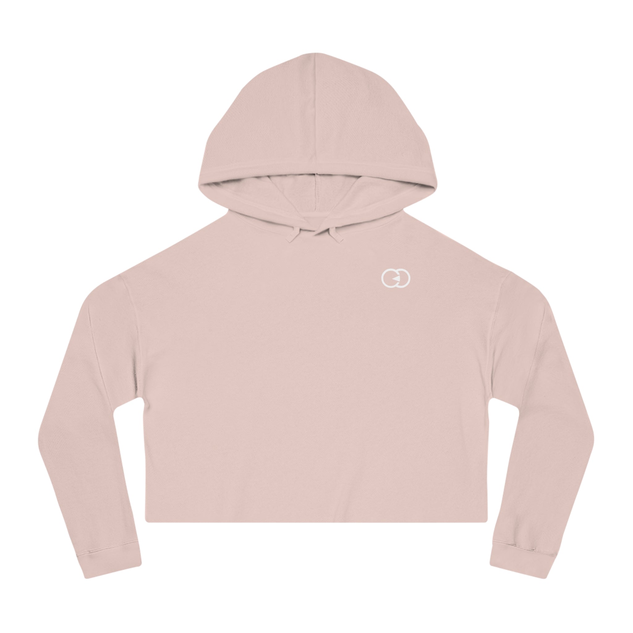 Chic Women's Cropped Hooded Sweatshirt - Perfect for Casual Outings & Relaxation