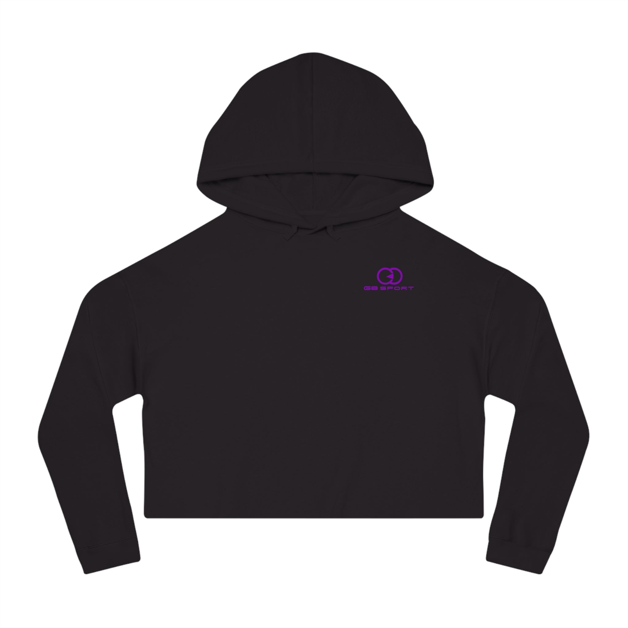 Sporty Women’s Cropped Hoodie - Casual Comfort for Active Lifestyle
