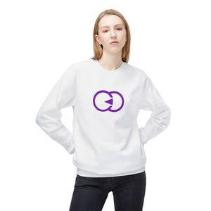 Unisex Softstyle Fleece Crewneck Sweatshirt - Modern Purple Design - G8 Sport