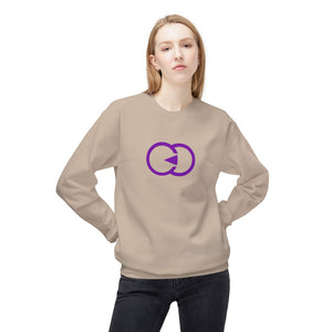 Unisex Softstyle Fleece Crewneck Sweatshirt - Modern Purple Design - G8 Sport