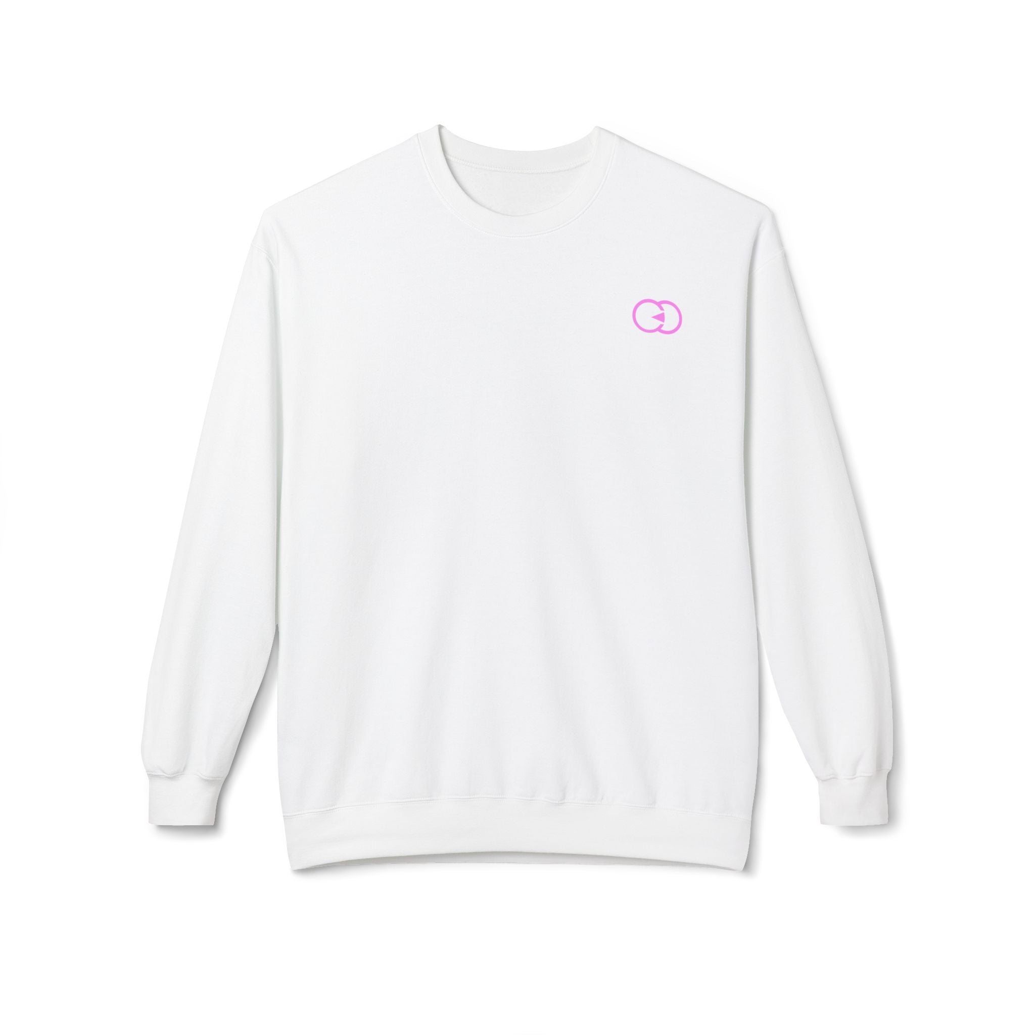 Unisex Softstyle Fleece Crewneck Sweatshirt - Trendy Pink Design