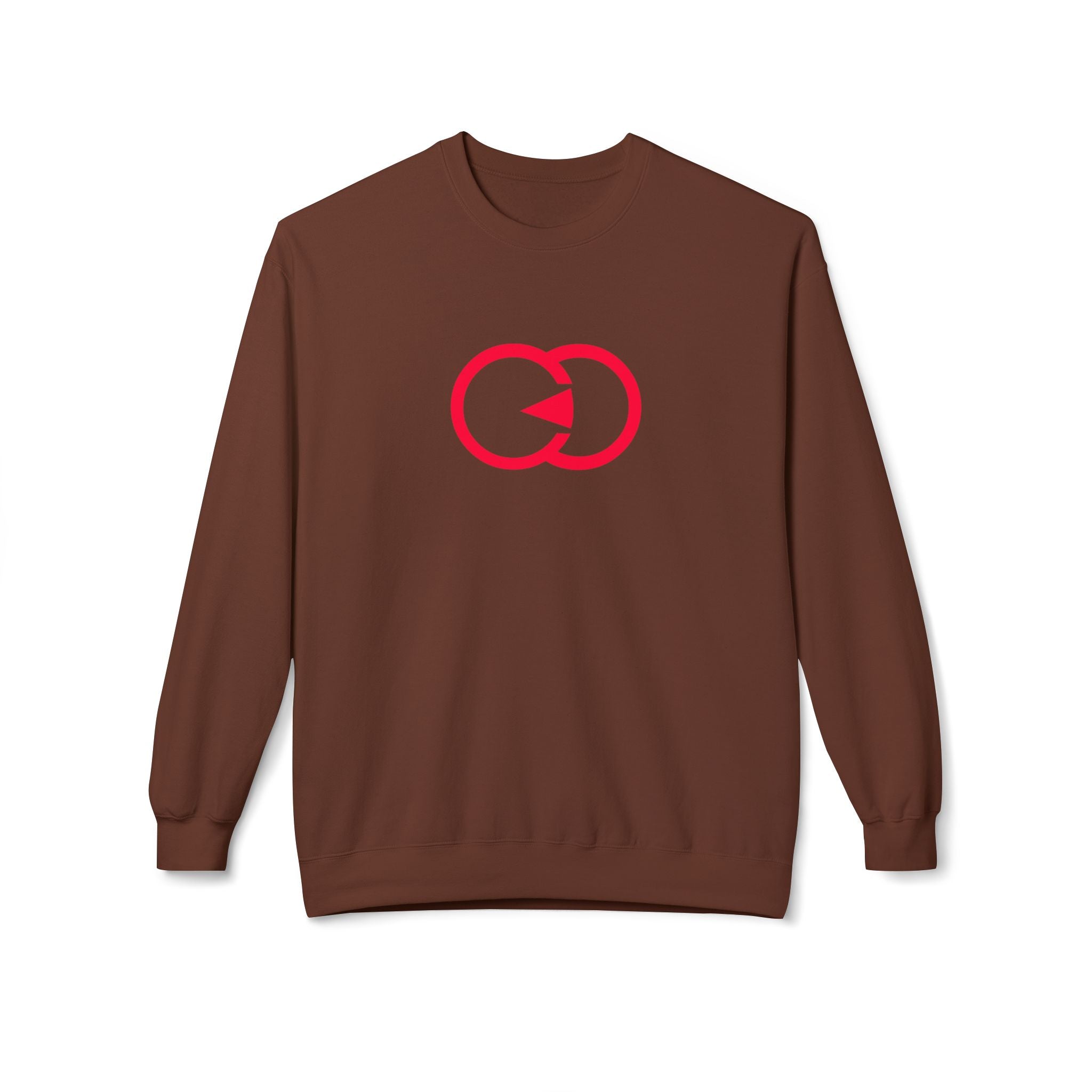 Softstyle Unisex Crewneck Sweatshirt with Modern Graphic Logo