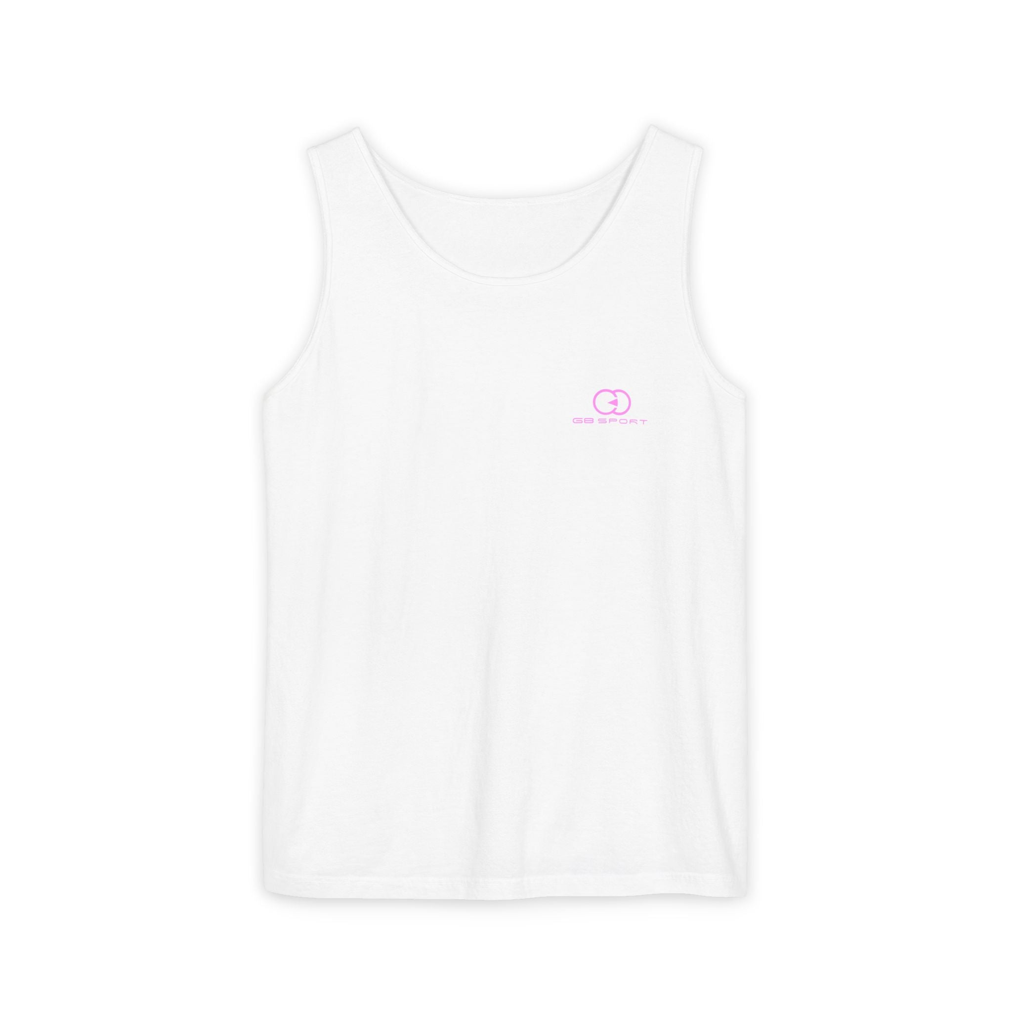 Unisex Garment-Dyed Tank Top - Soft White Casual Wear for Summer Adventures