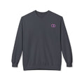 Unisex Softstyle Fleece Crewneck Sweatshirt - Trendy Pink Design
