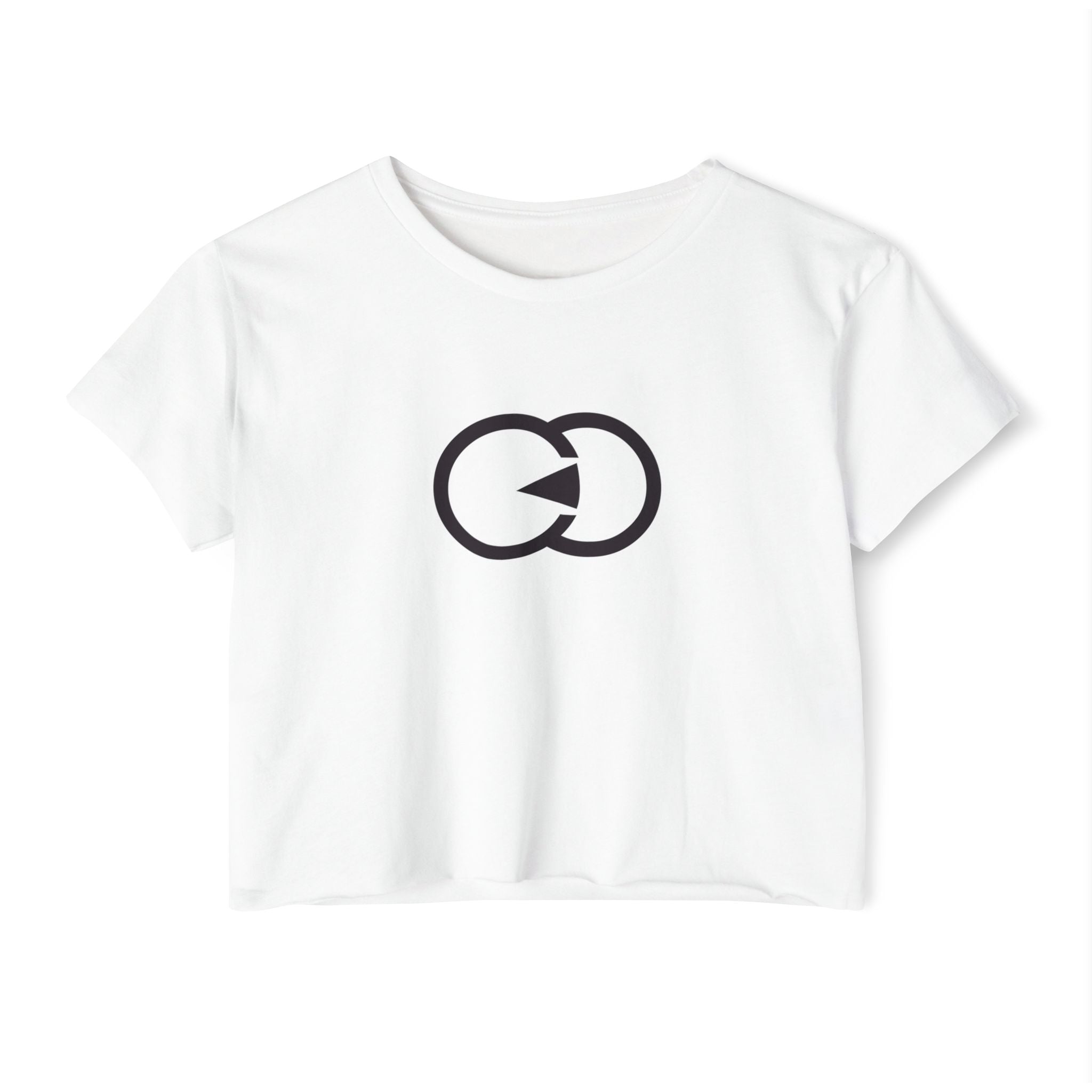 Minimalist Women's Festival Crop Top - Stylish Graphic Tee for Summer Events