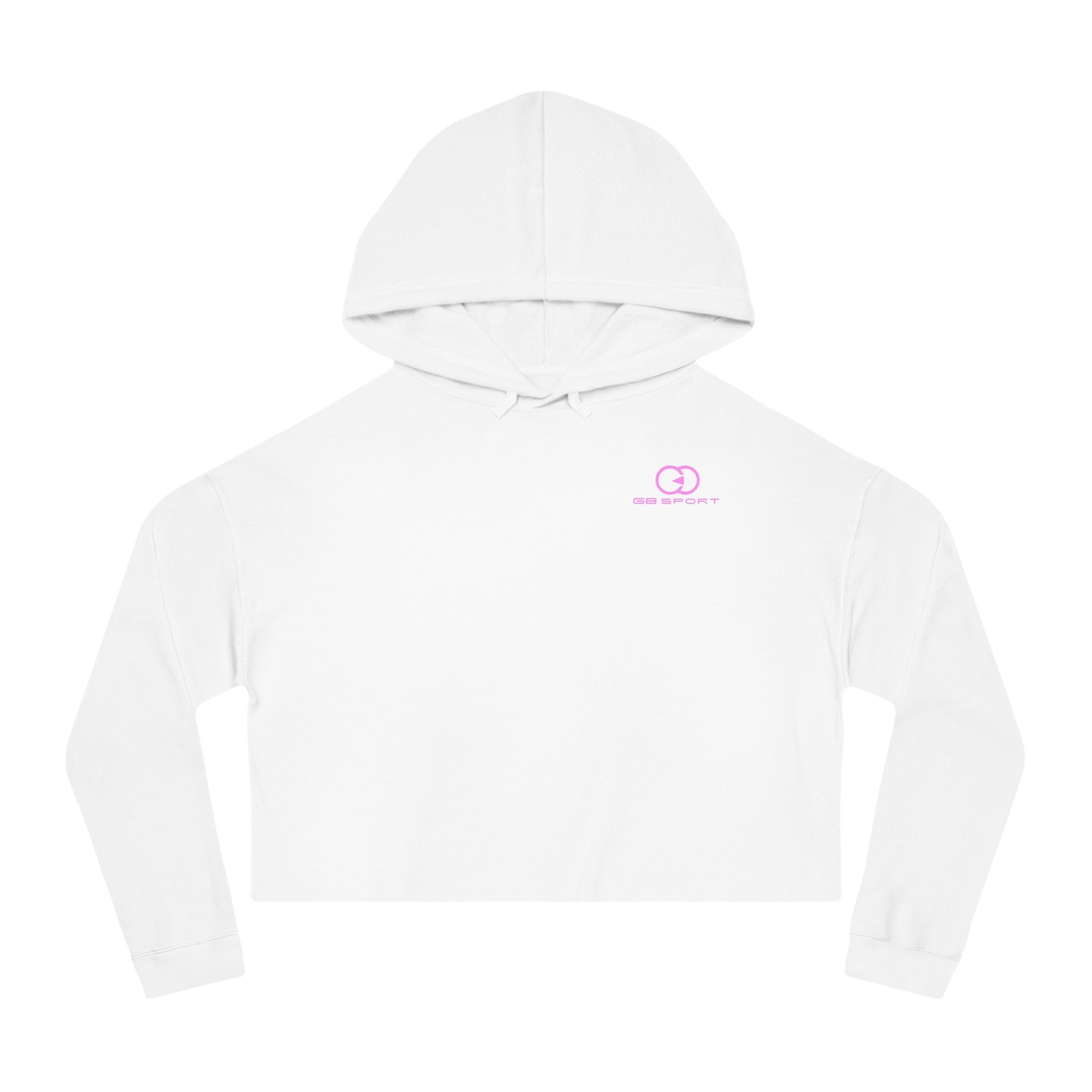 Chic Women’s Cropped Hooded Sweatshirt - Perfect for Athleisure & Casual Wear